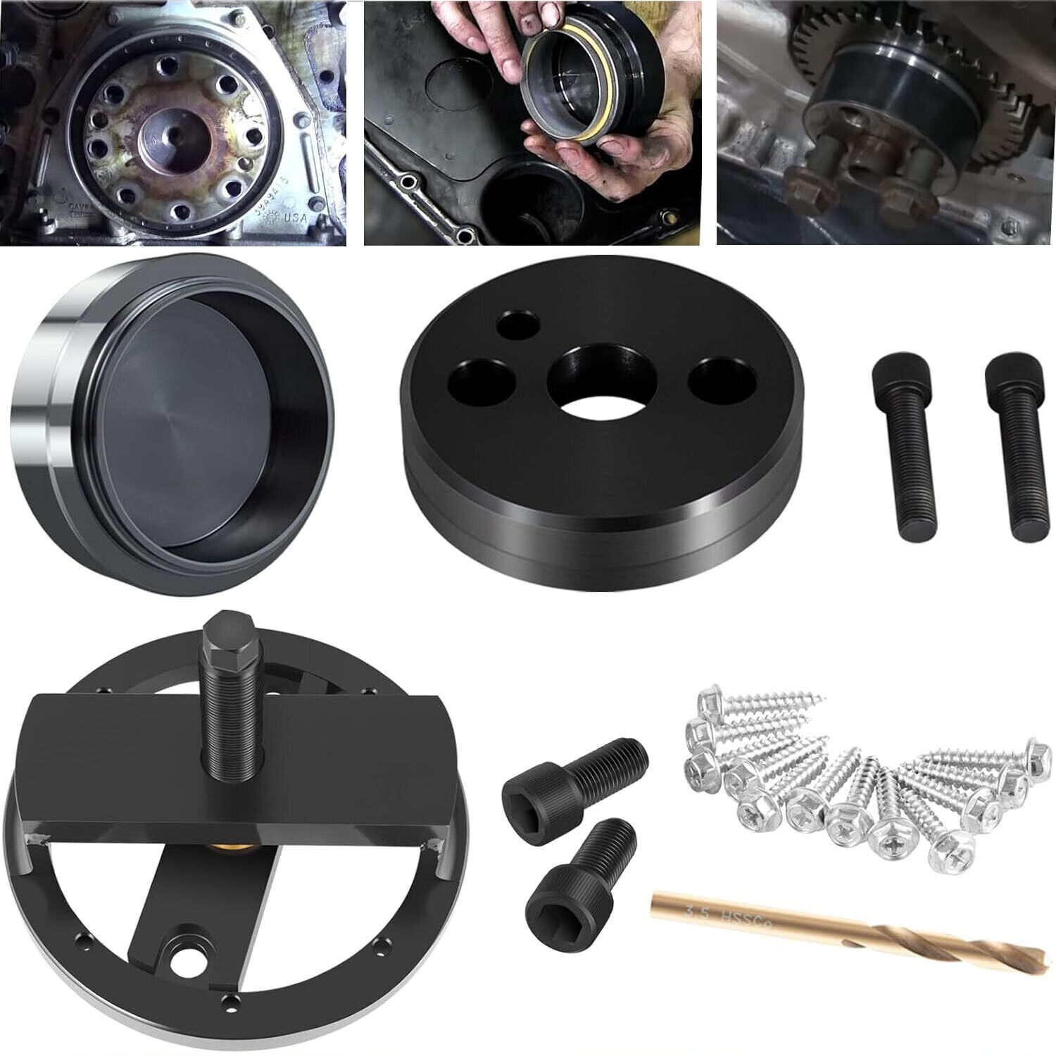 For Cummins Front & Rear Crankshaft Seal Remover Installer Tools 3.9L 5.9L 6.7L