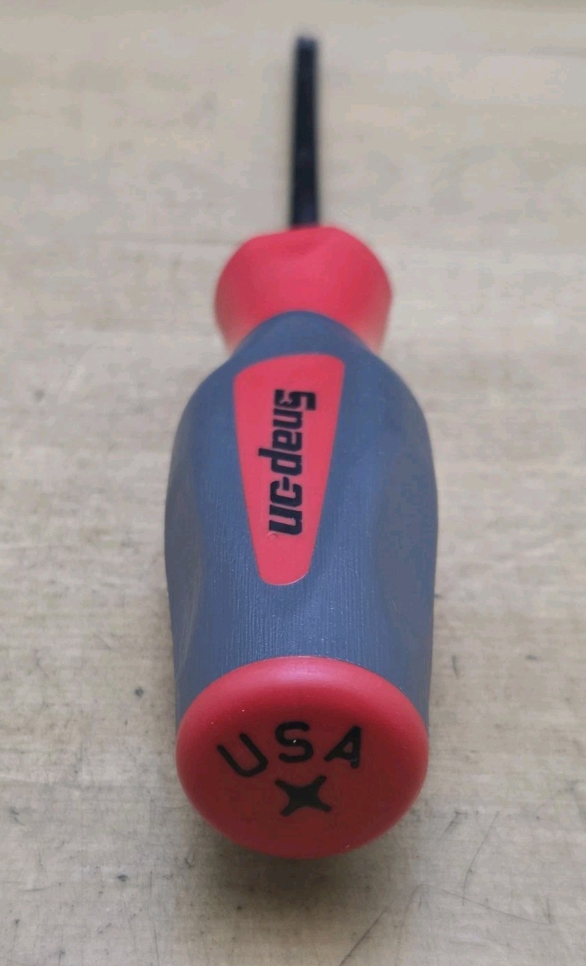 New Snap On SHDP63IR-#3 Phillips Tip X 6″ Long Blade Hard Handle Screwdriver