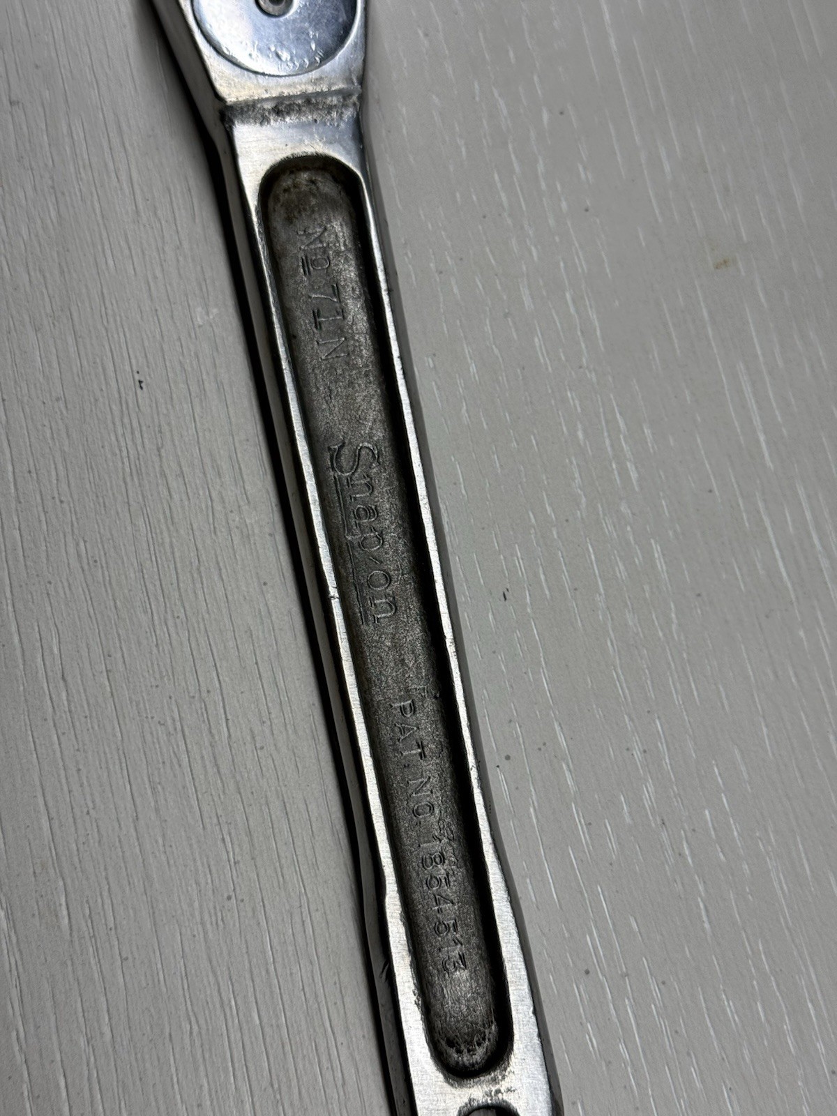 1945 Rare «Snap On No.7 1N Ratchet 1/2” Drive» ISSUE «G» GOVERNMENT