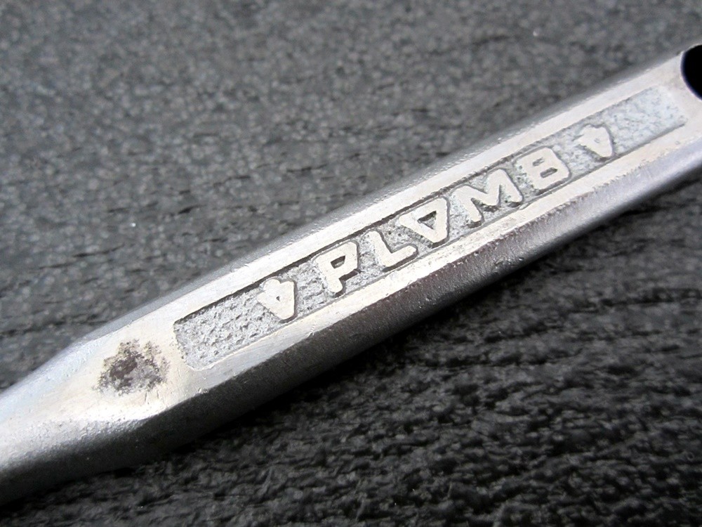 Vintage Plomb 3/8″ Drive 8″ Breaker Bar Flex Handle 5265 Pebble Made in USA