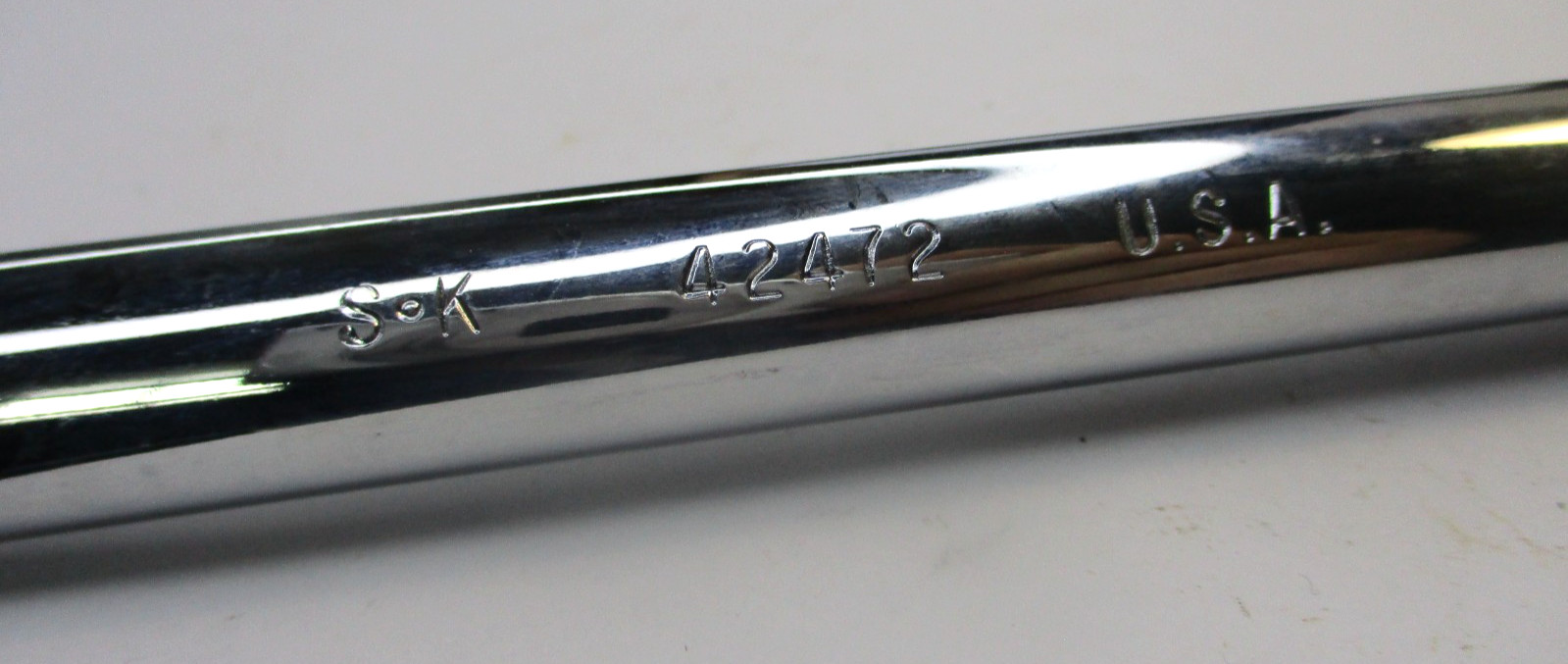 SK 42472 1/2″ Dr Flex Head 17.6″ Long Knurled Handle Ratchet SuperKrome USA New