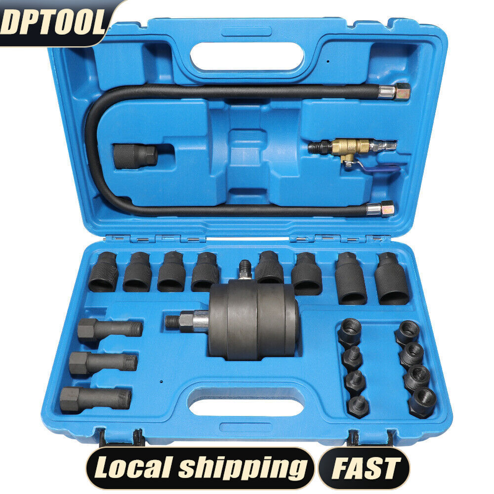 23pcs Pneumatic Labor Saving Diesel Injector Puller Extractor Removal Tool Set