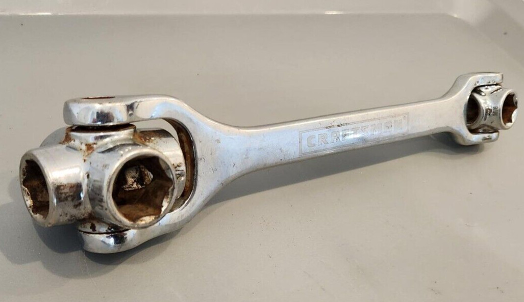VTG! Craftsman Dog Bone /Multi Socket Wrench ~SAE 6 Point ~13/16″ ~3/8″ ~#14277Z