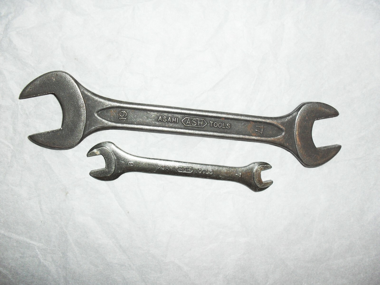 ASAHI SPANNERS ASH TOOLS SIZES; 19×17 & 8×7