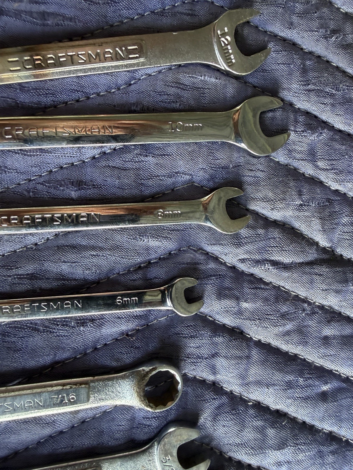 Craftsman Wrench Lot 13 Pc METRIC SAE Ratcheting Combination Midget Offset⁠