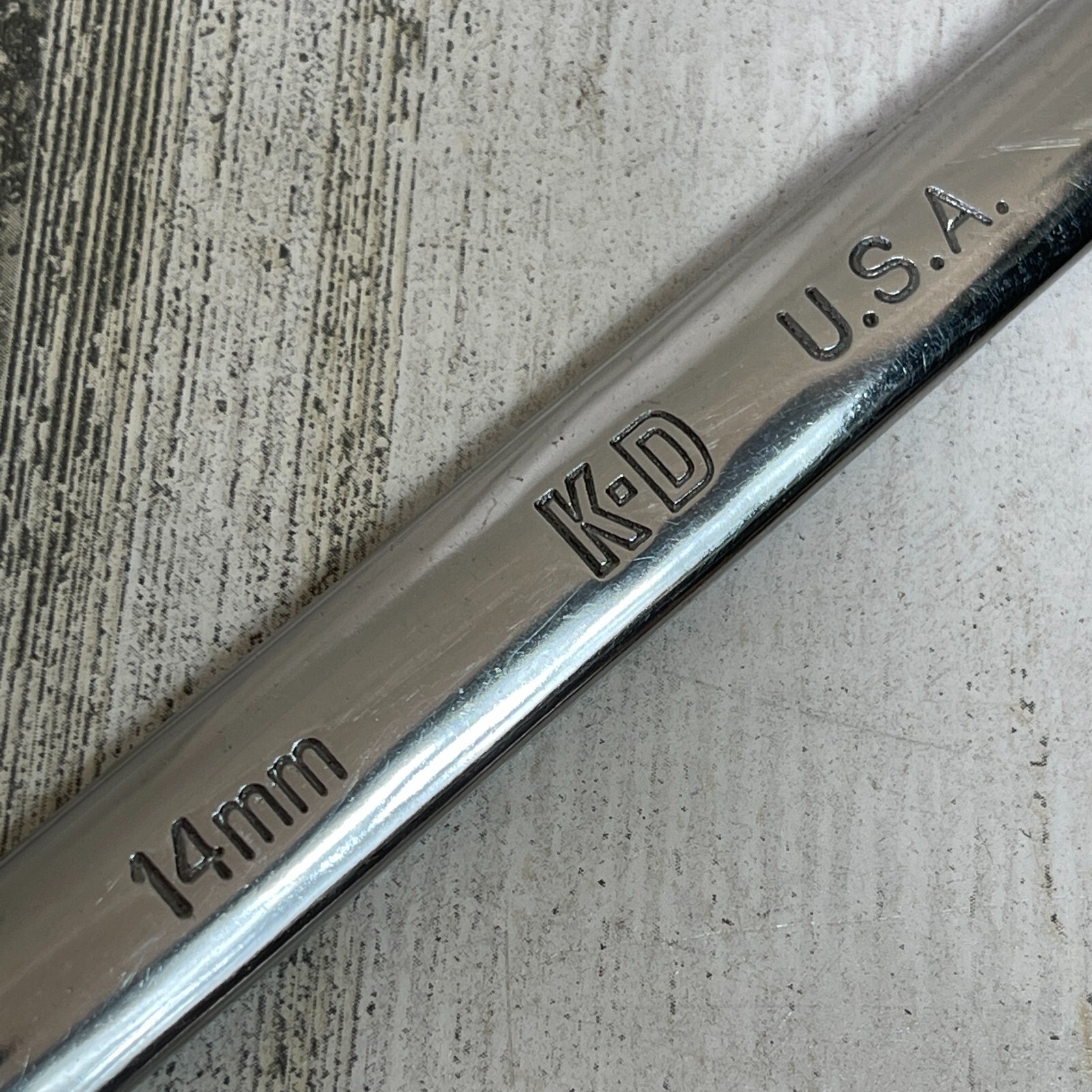 KD 14MM COMBINATION WRENCH 12pt 63614 MADE IN USA Polished