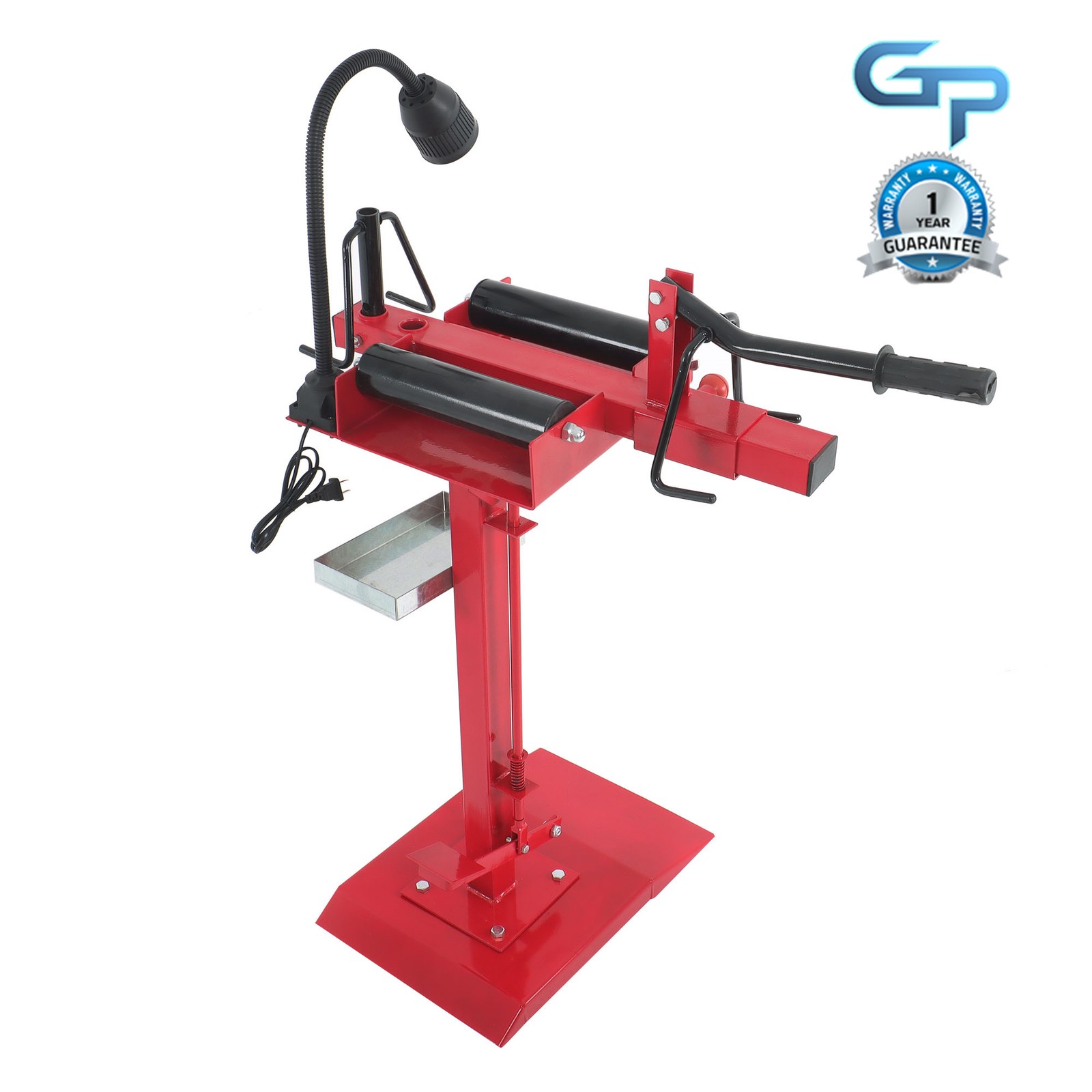 Heavy Duty Manual Car Tire Spreader Tire Changer Repair Tires Tool & Led Light