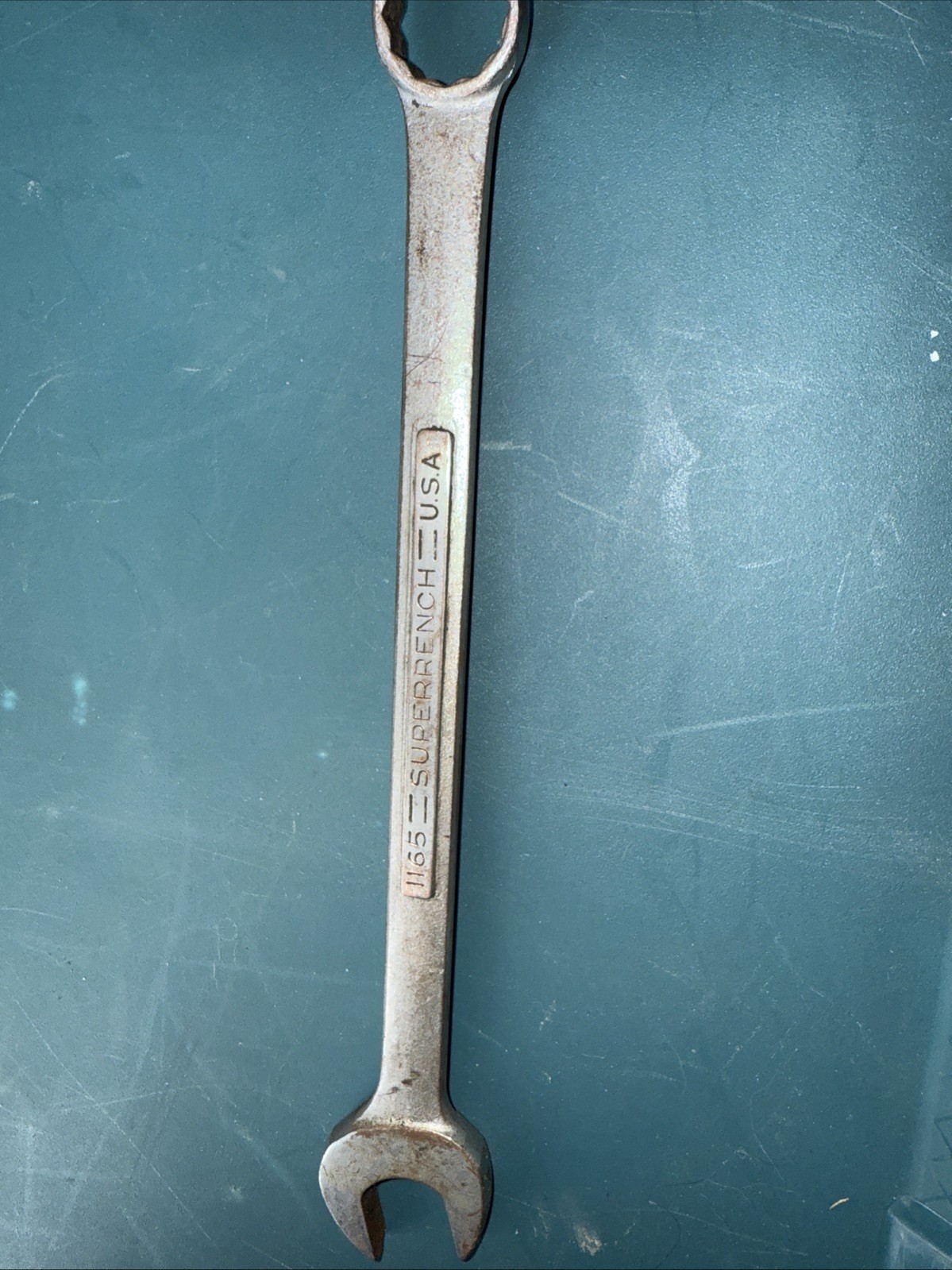 JH Williams Superrench Vintage Combination Wrench USA made 11/16″