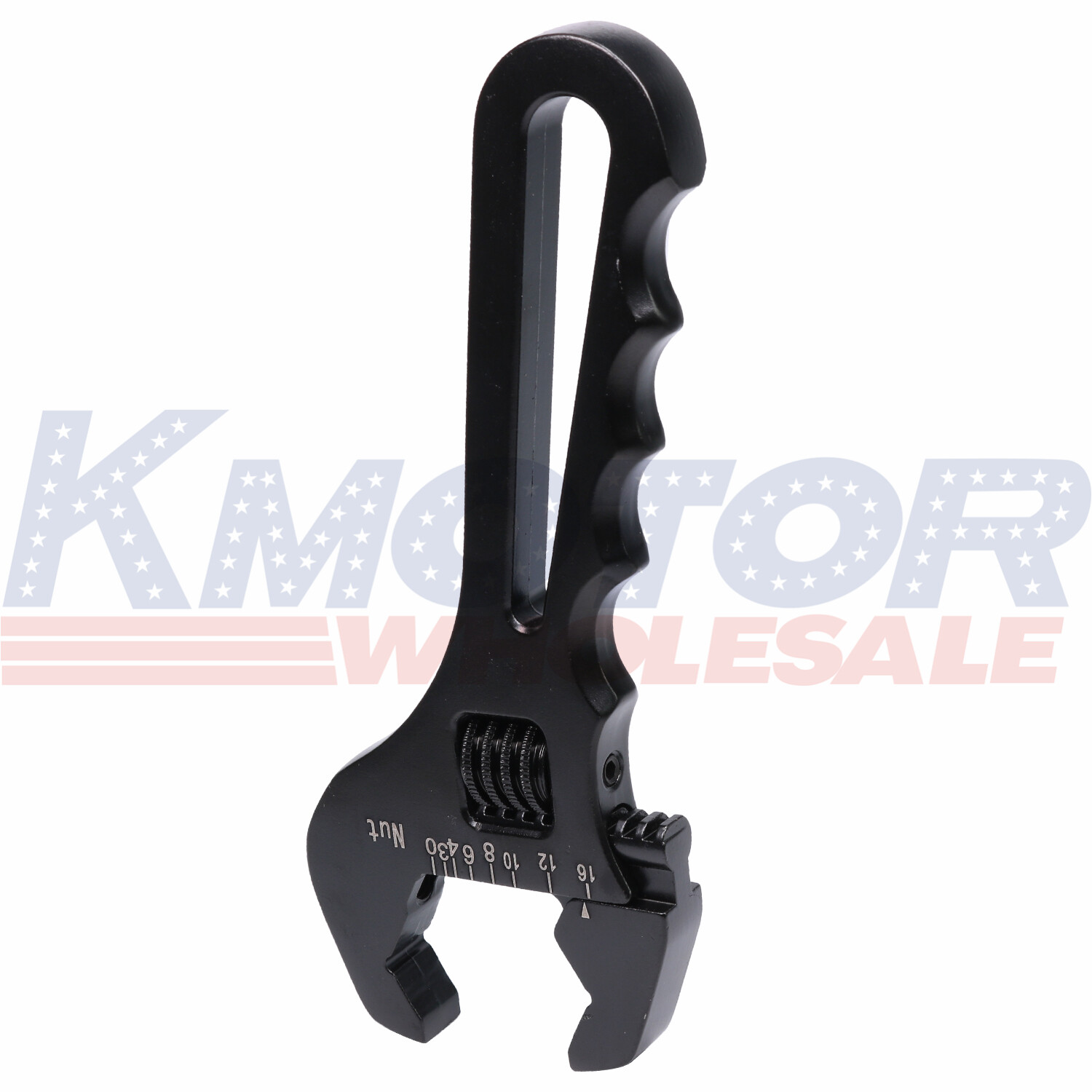 Adjustable Wrench Aluminum Tool Spanner Black 3AN-16AN For Hose End Fitting