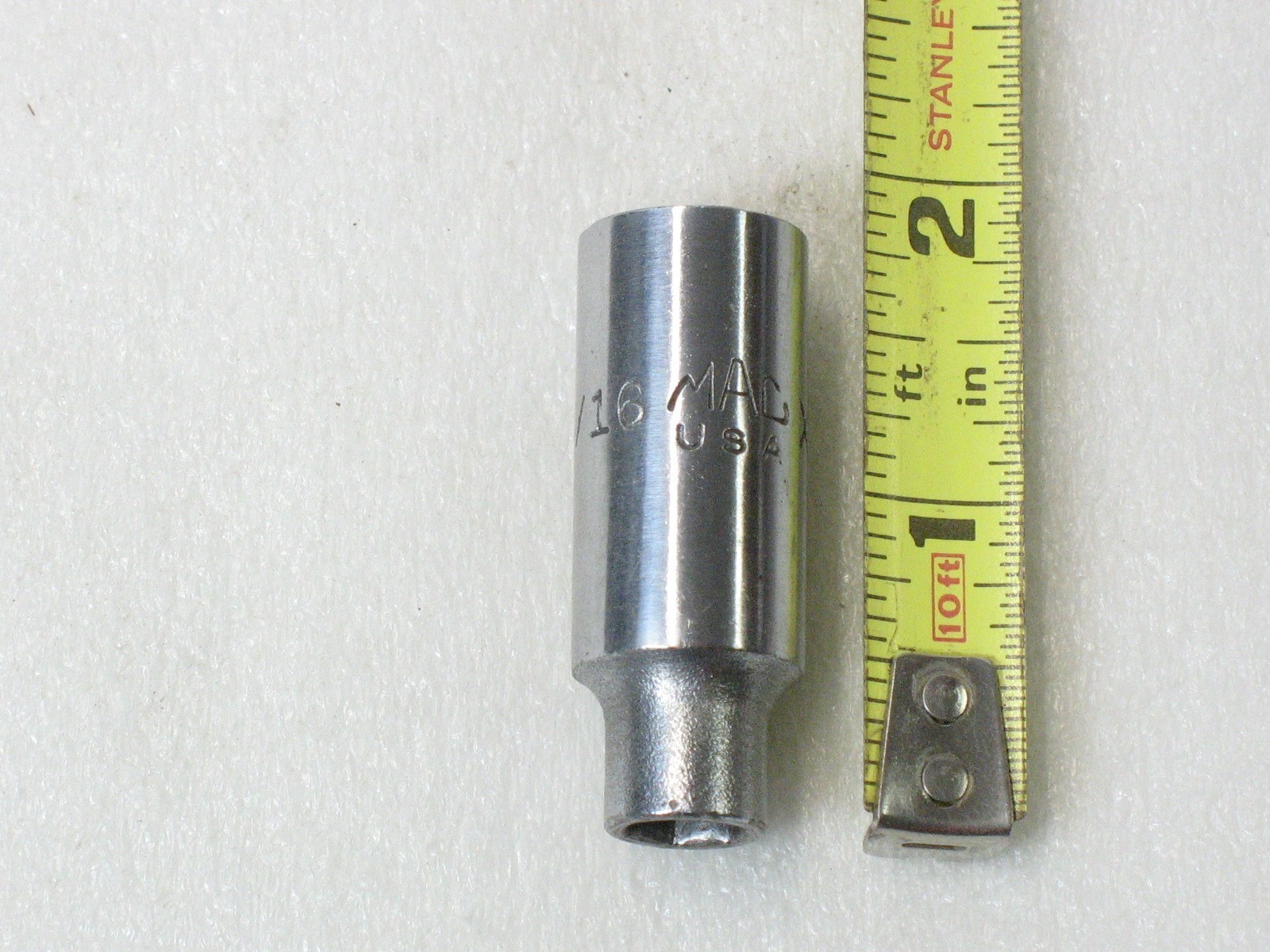 MAC Tools 5/16″ Semi-Deep Chrome Socket 3/8” Drive 6 Point Part# XD106