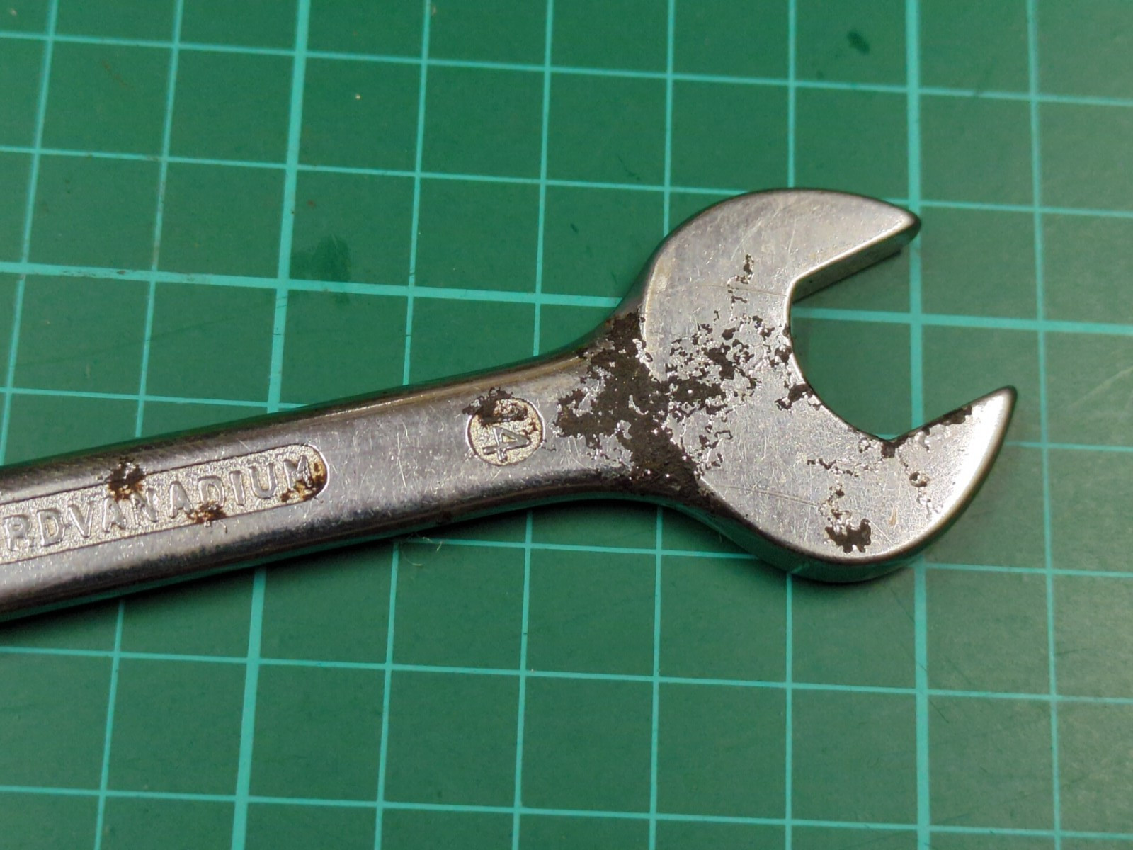 Bedford Vanadium M01514, 14mm x 15MM Open Ended Spanner Made In England