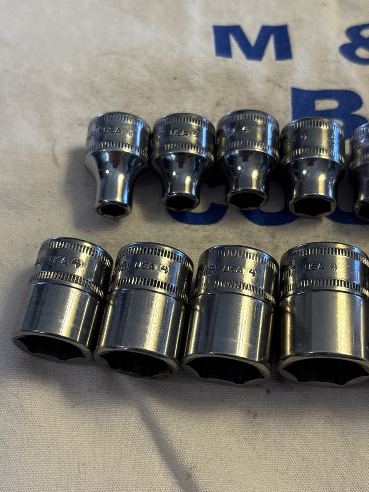 Snap-on Tools USA 3/8″ Drive 15pc Metric Shallow 6pt Socket BONUS Set 215FSMY