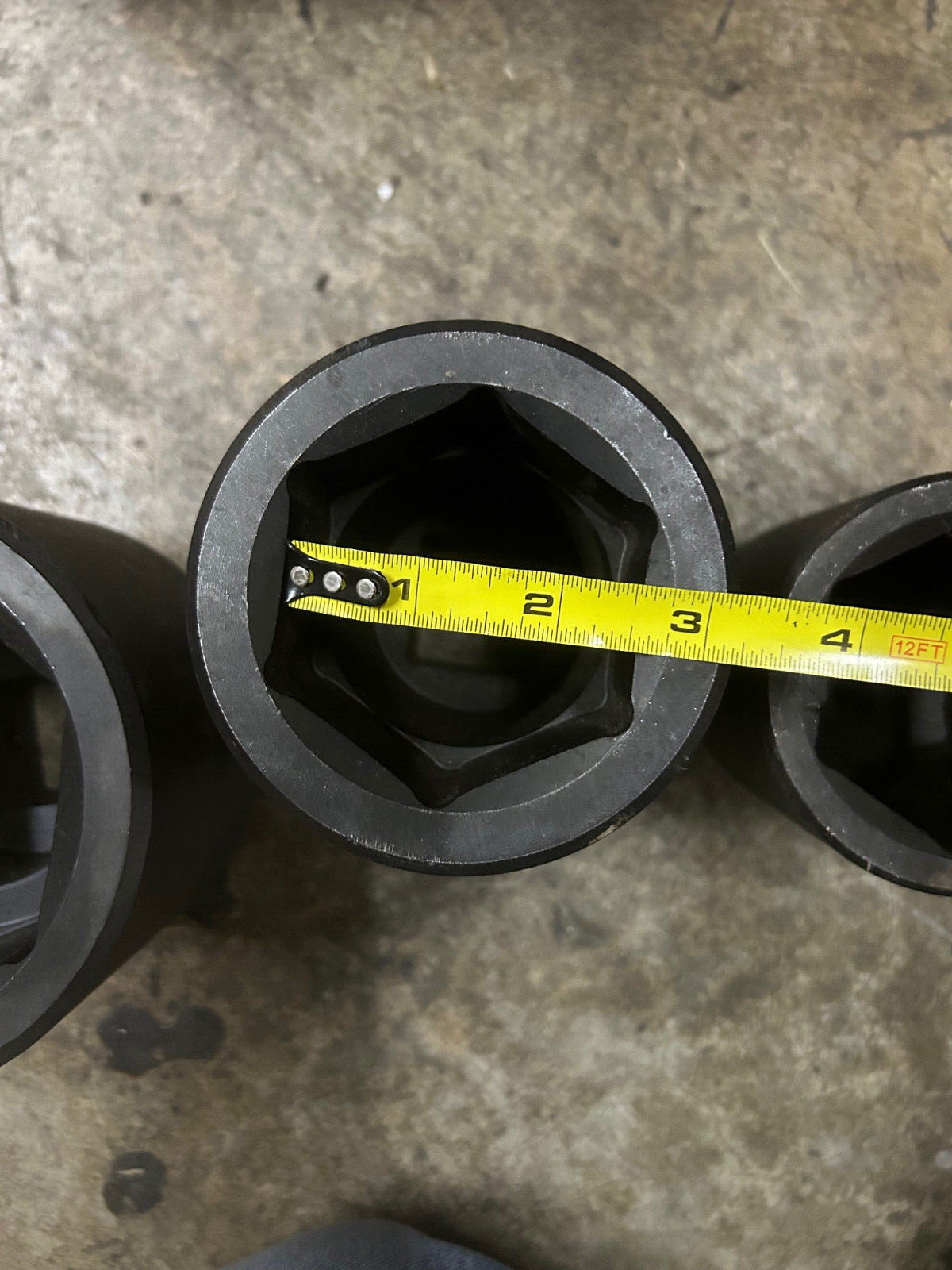 Proto 4 Huge Sockets tool lugs 3 5/8″, 2 1/2″, 2 3/8″, 2″ Hex 6 point 90mm