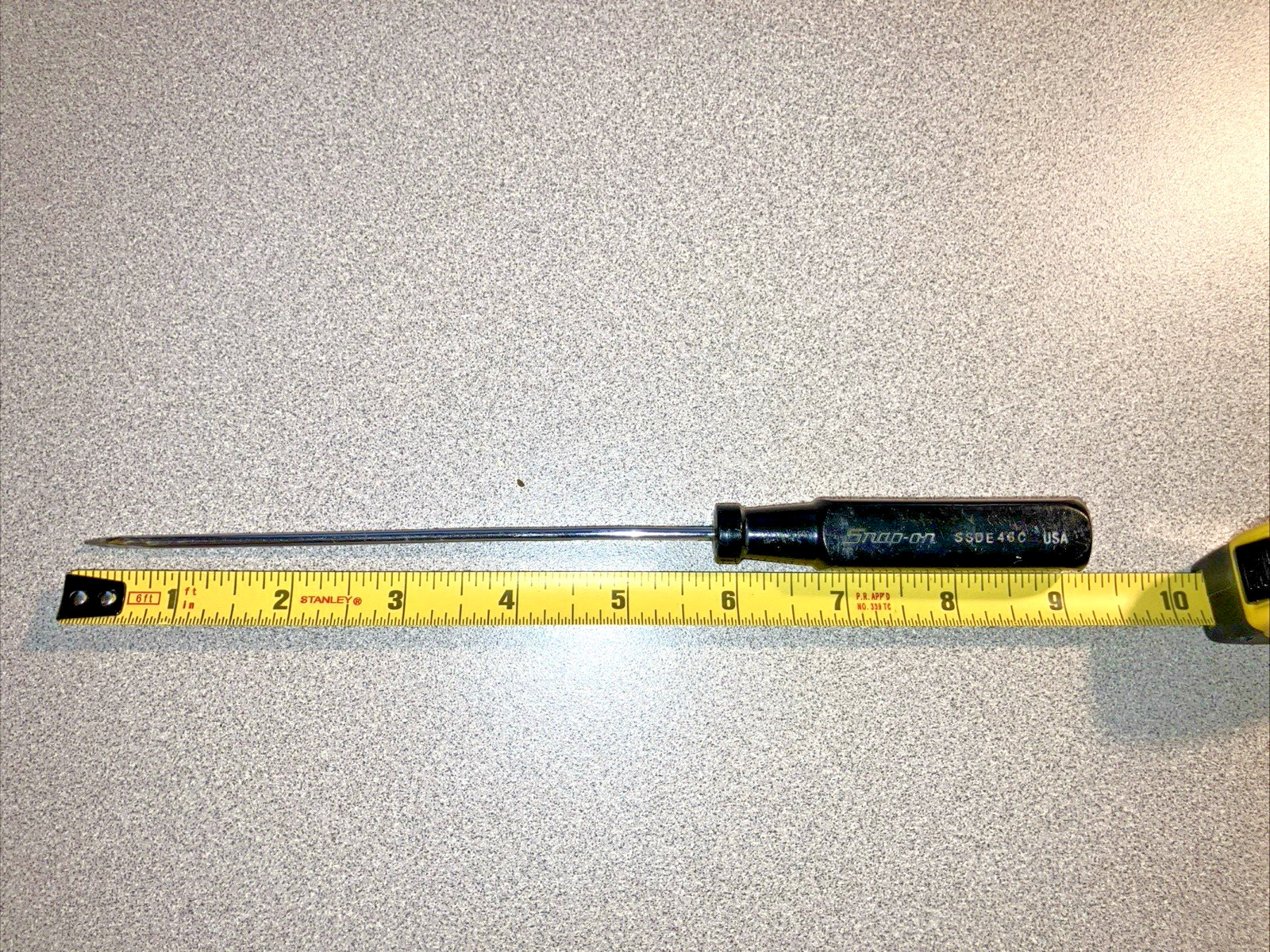 Snap-on Tools SSDE46C 1/8″ Tip Electronic Thin Blade Flat Screwdriver USA