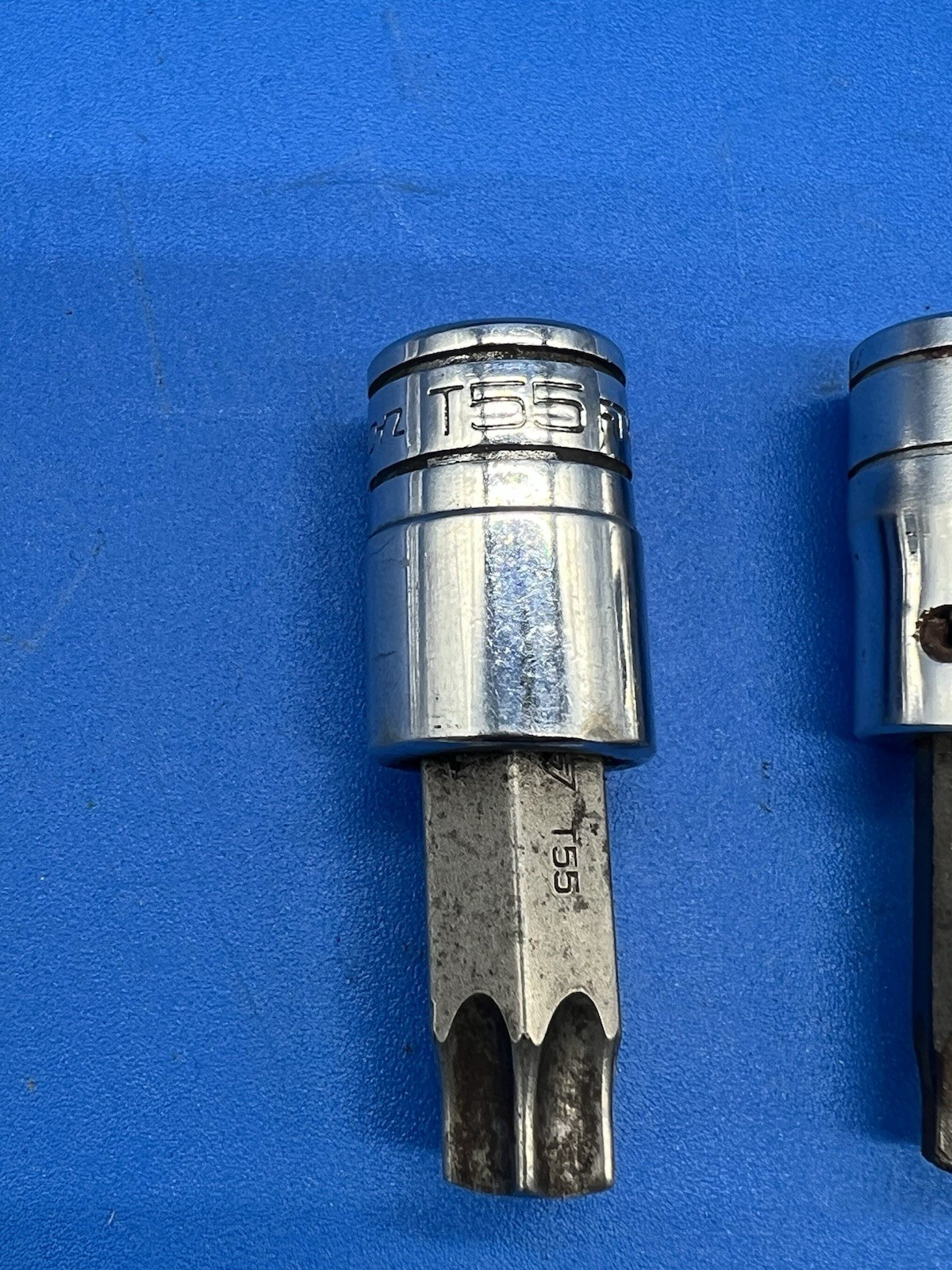 Snap-On FTX55E & FTX45A 3/8″ Drive Torx 2pc LOT Socket Bits