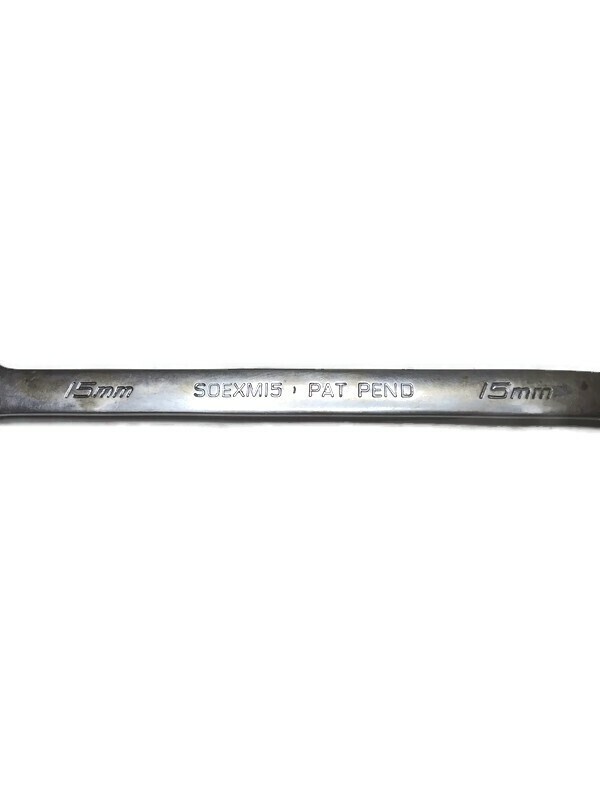 Snap On Tools SOEXM15 Metric 15mm Combination Wrench Flank Drive 12 point USA