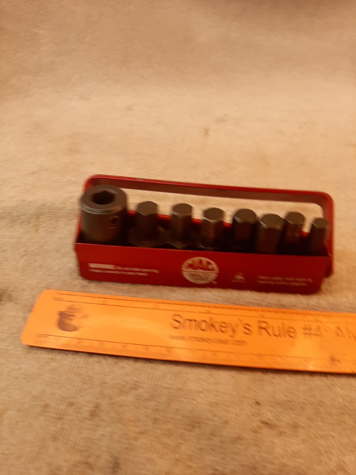MAC Tools USA 9 pc Standard Hex Impact Set 1/2” Drive Socket VT8 VP146D