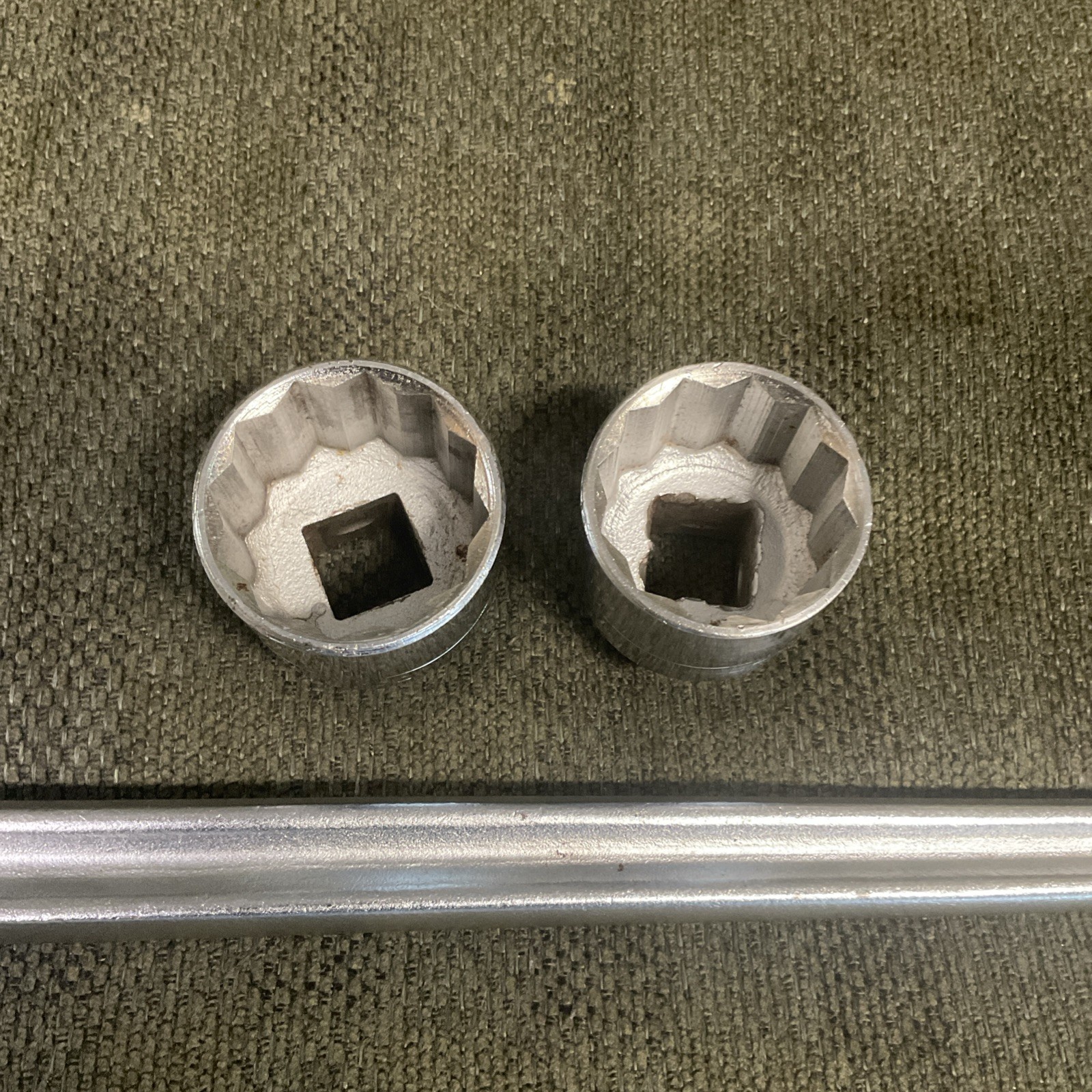 Vintage Craftsman Breaker Bar 3/4″ Drive, 18″ Long, V-4431 USA With 2 Sockets