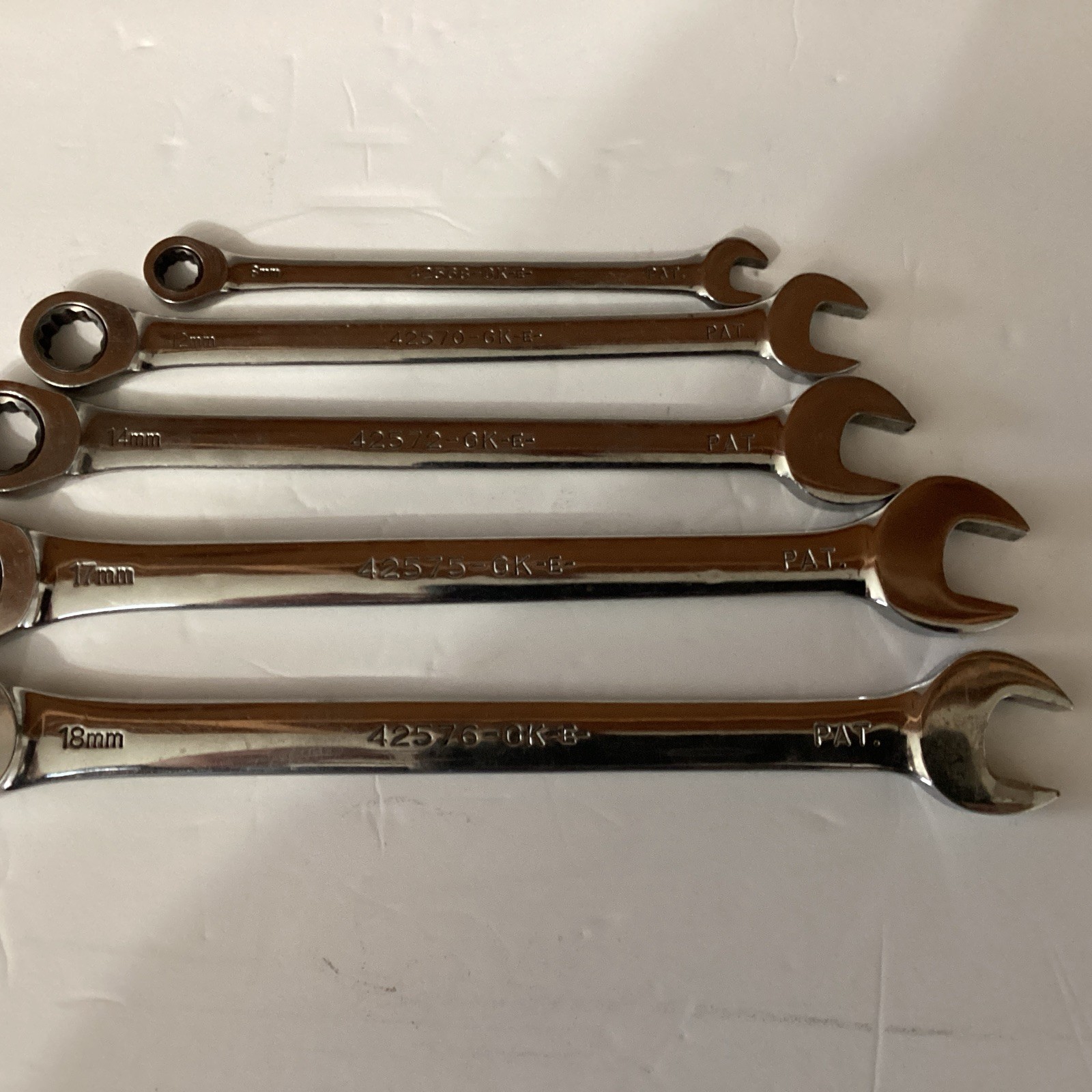 Craftsman Made In USA Ratchet Wrenches 8, 12, 14, 17, 18mm