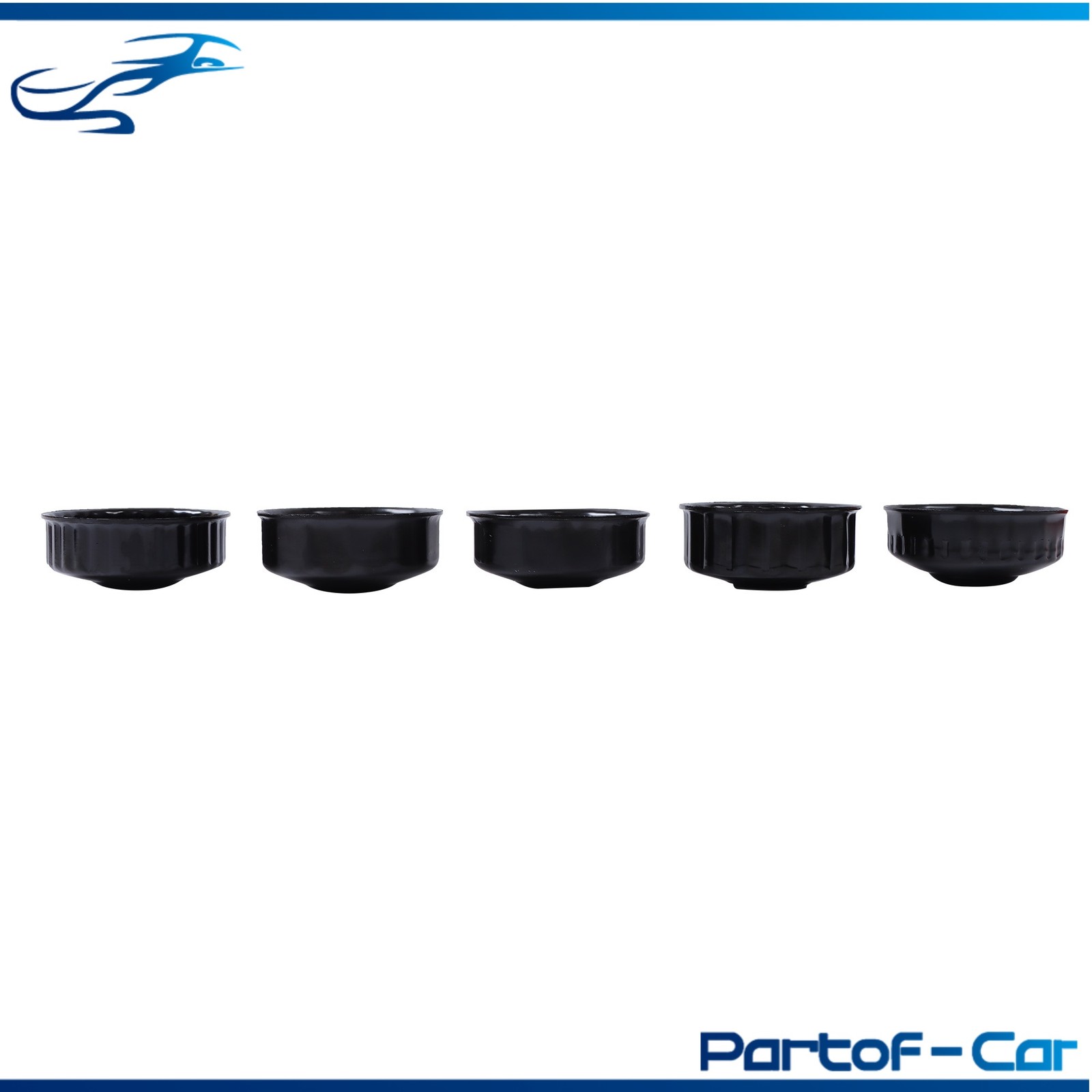 15Pcs Cup Type Oil Filter Cap Wrench Socket Removal Tool Set W/case