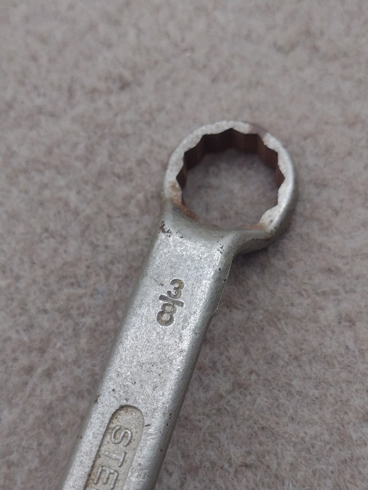 Steinadler Germany 5/16″ x 3/8″ Stubby Double End Box Wrench Offset 12pt Short .
