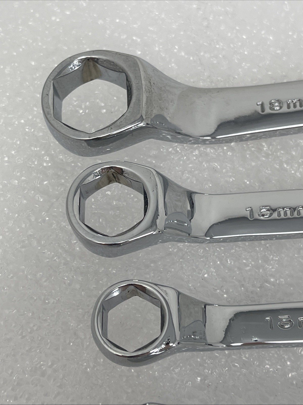 SK Tools 5 Piece Metric Offset Stubby Box End Wrench Set, 6 Point, 9mm – 20mm
