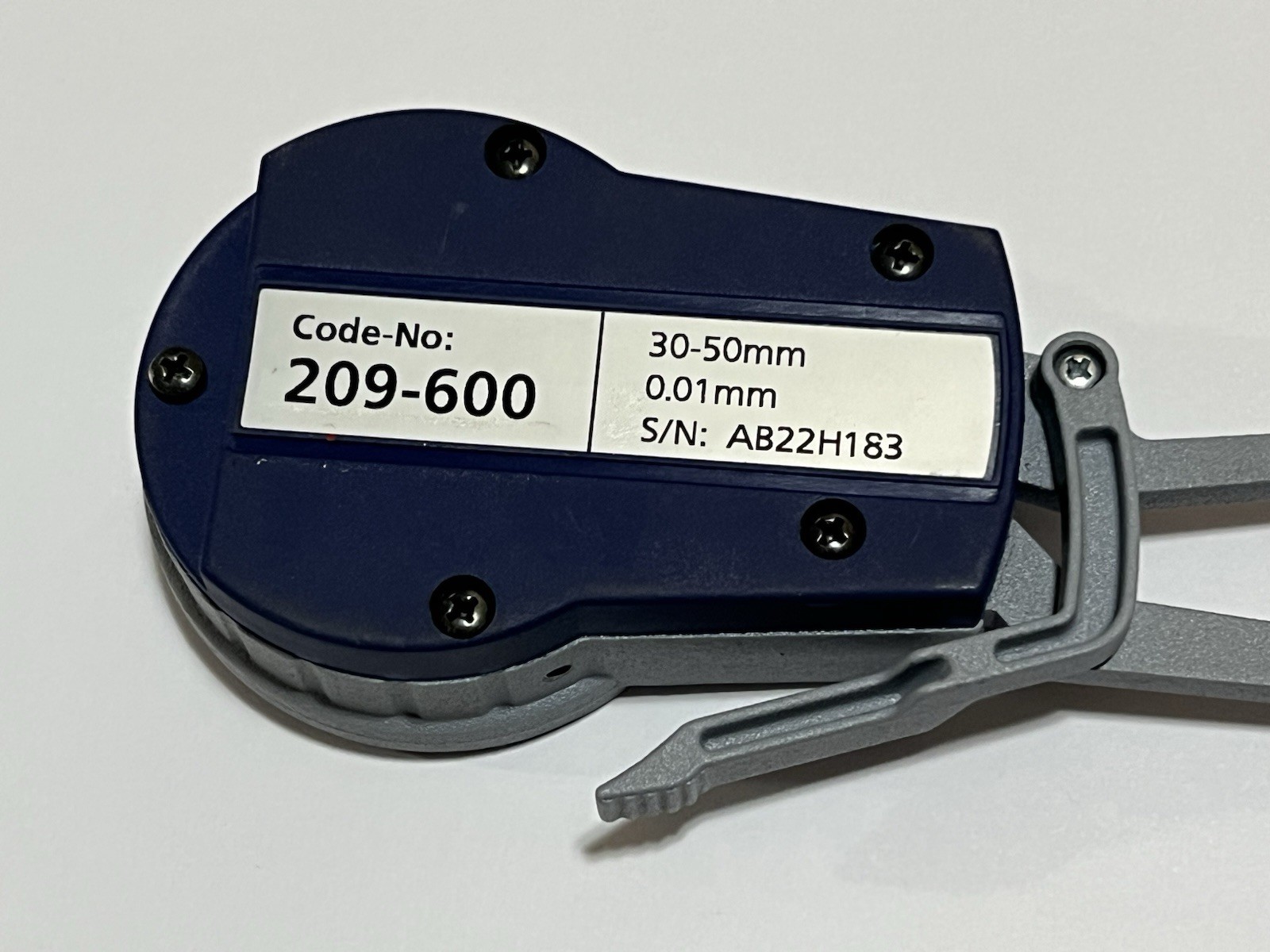 Mitutoyo 209-600 Metric Dial Caliper Gage Gauge 30mm – 50mm Range in Box .01mm