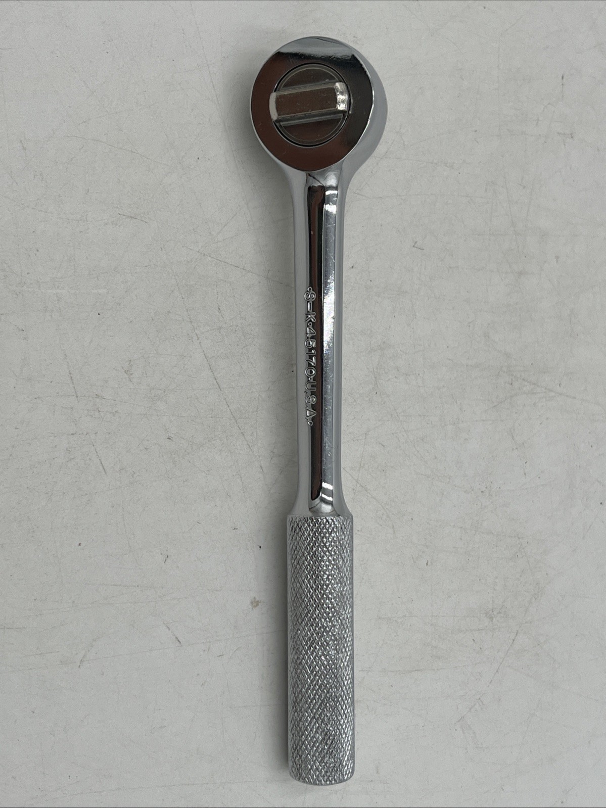 SK Tools USA Nos S-K 45170 3/8” Ratchet Chrome USA Made