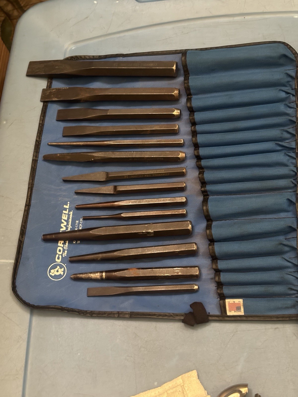 Cornwell KCP17S – 14 Piece Punch and Chisel Set Tools