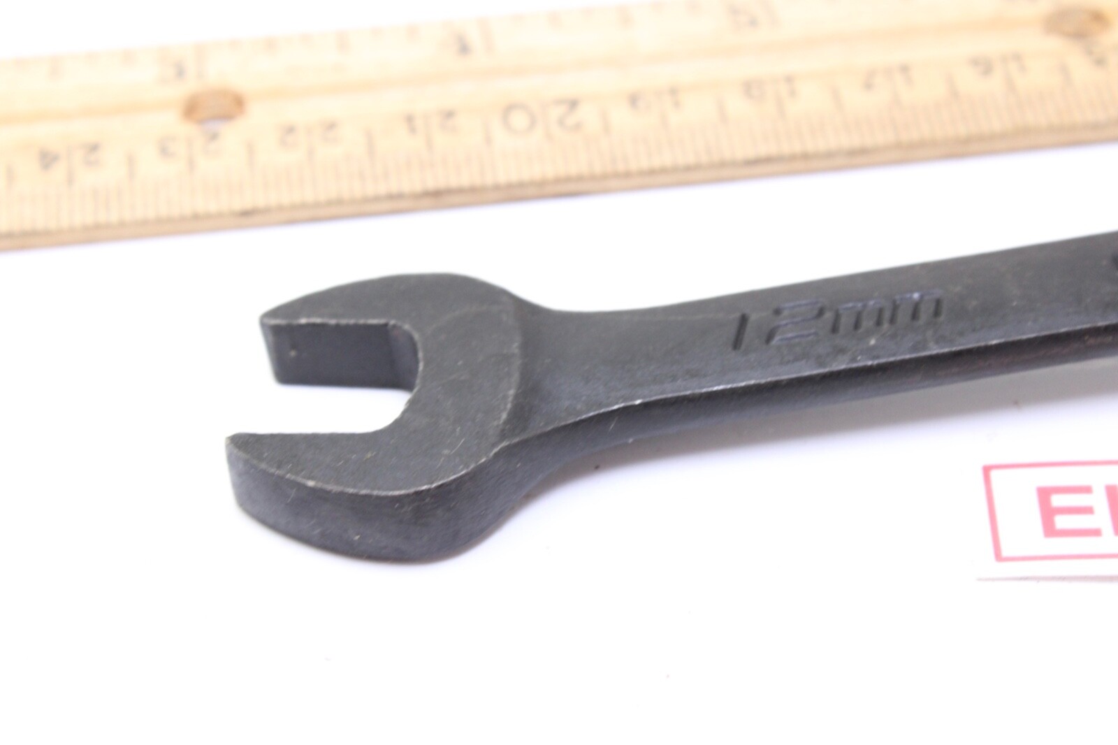 Snap-on GOEXM12B 12mm 12 Point Metric Black Oxide Short Combination Wrench USA
