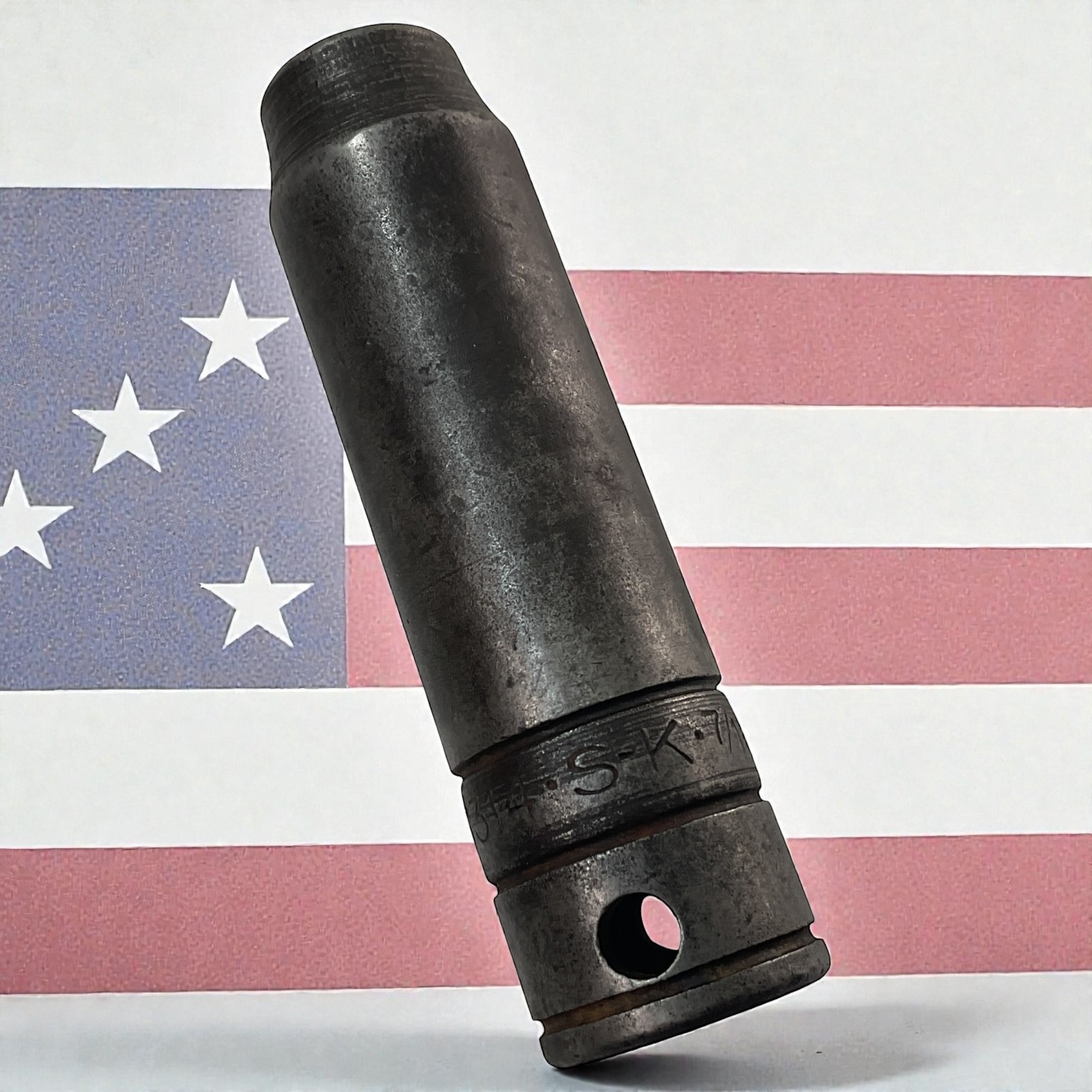 S-K Impact Deep Socket 46314 7/16″ SAE 1/2″ Drive USA As Pictured Fast Ship