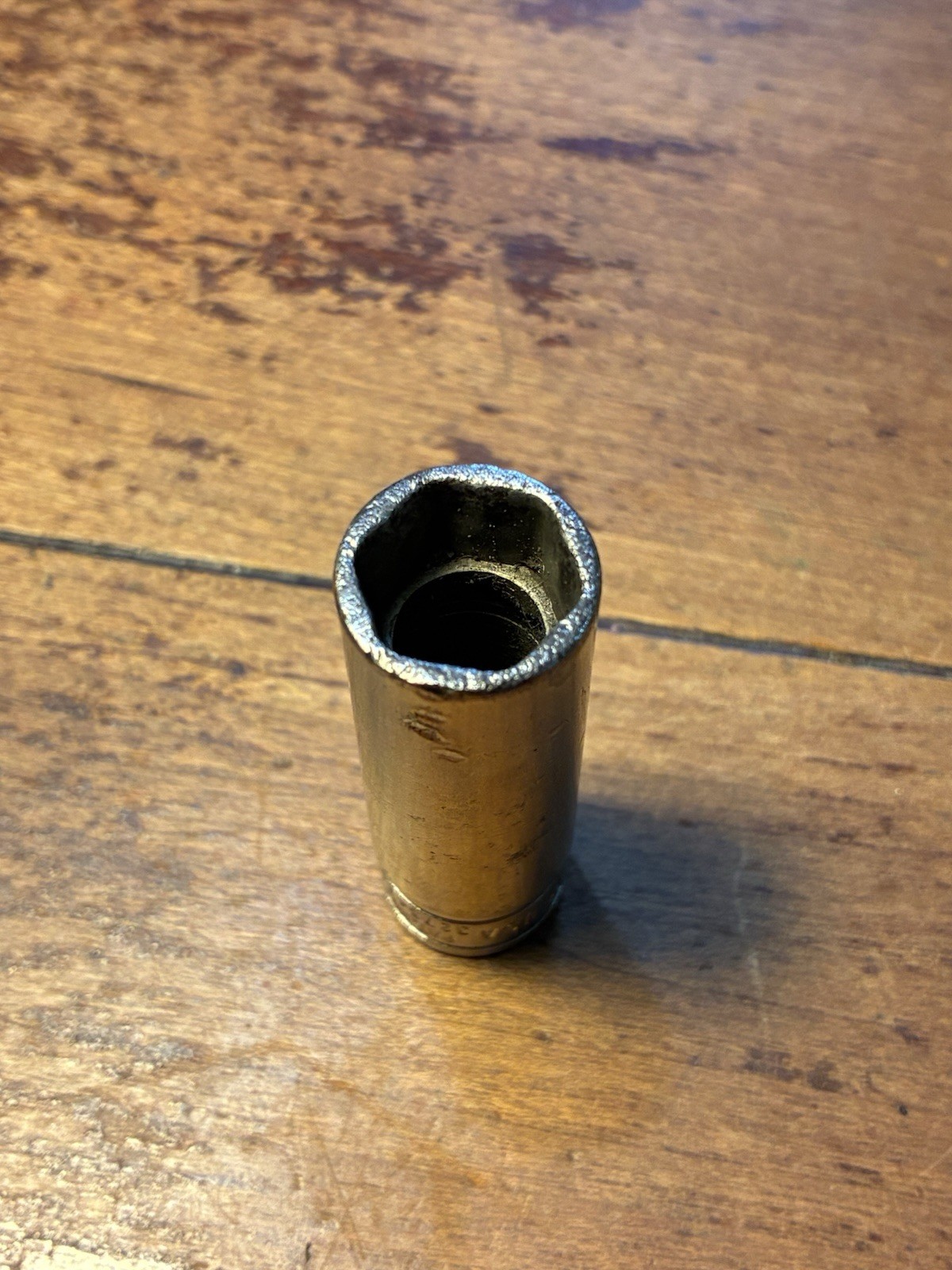 Vintage Snap-on Underline Logo SF161 3/8″ Drive 1/2″ SAE Deep 6 Pt Socket Rough