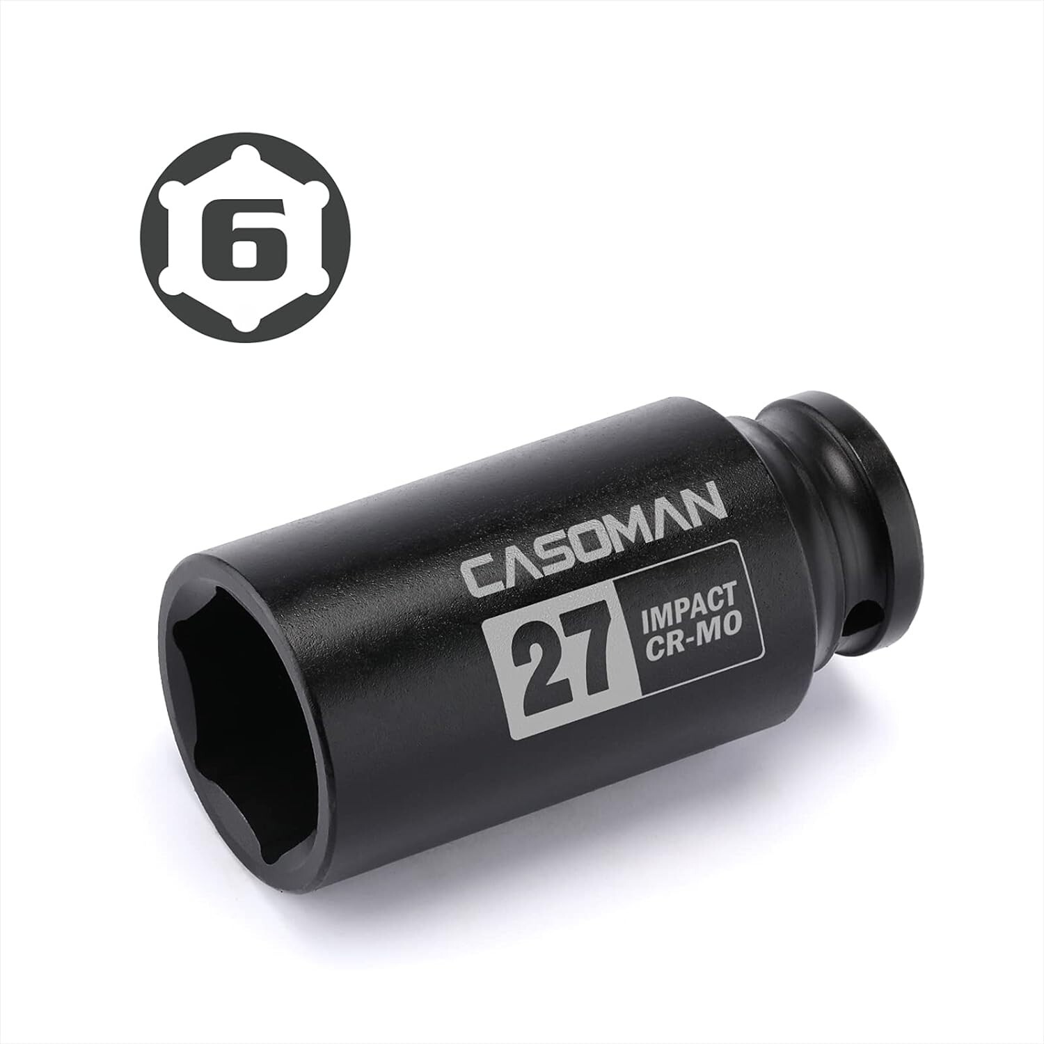 Premium Heavy-Duty 27mm Impact Socket – Effortless Axle Nut Removal
