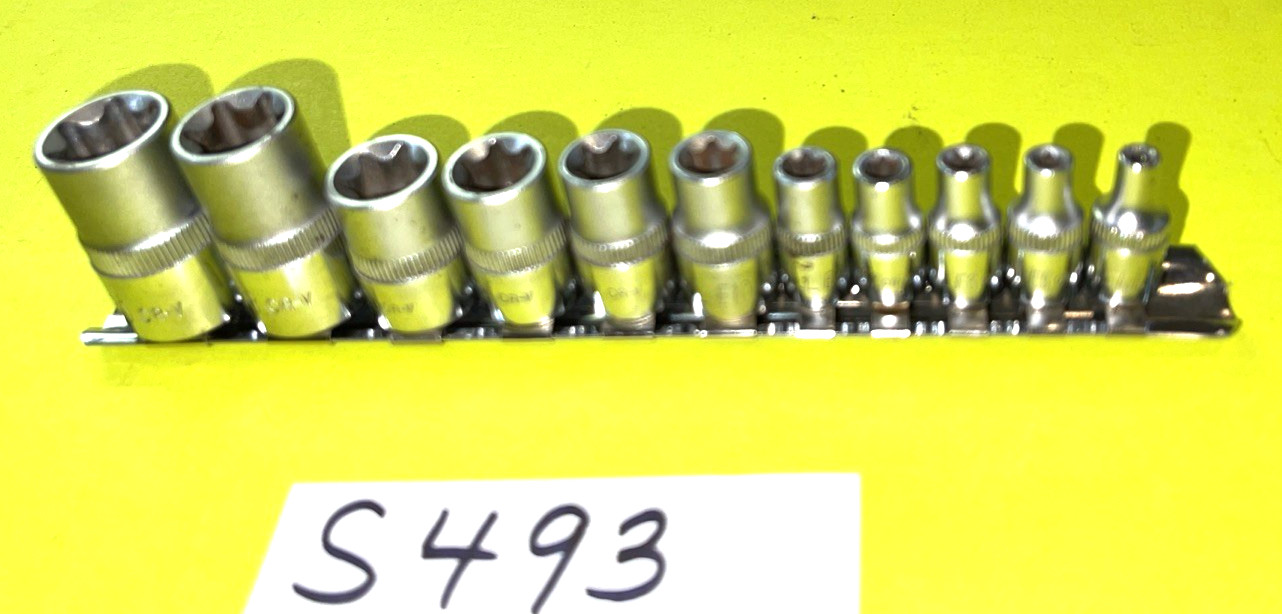 CORNWELL TOOLS 11 PIECE MULTI DRIVE INSIDE TORX SOCKET DRIVER SET E4 – E20