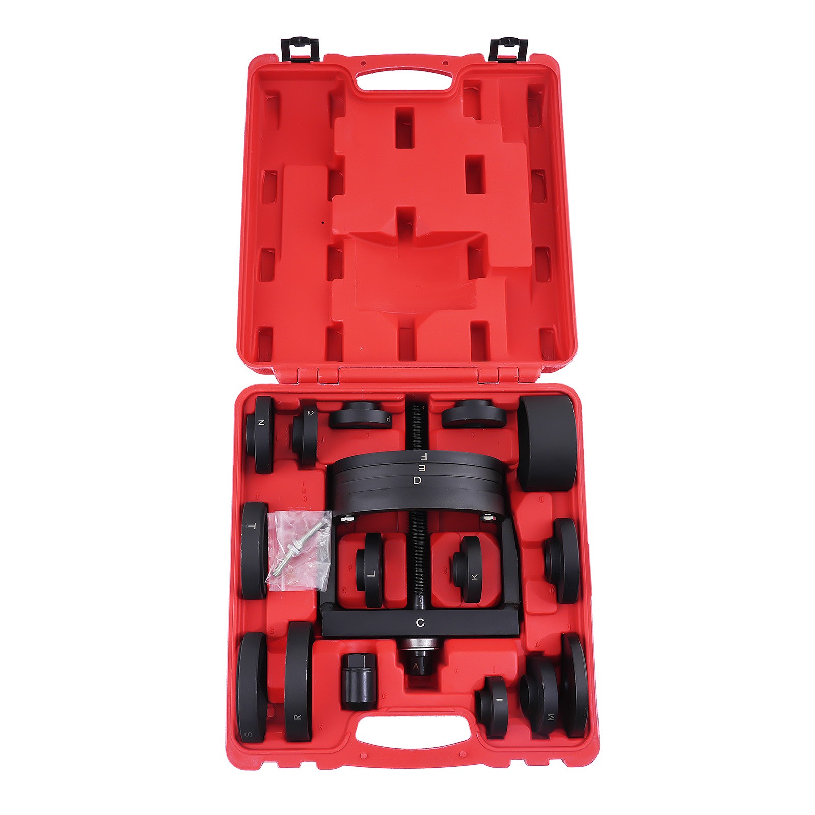 21PC Front Rear Wheel Hub Bearing Puller Kit Remover Carbon Steel Tool Set