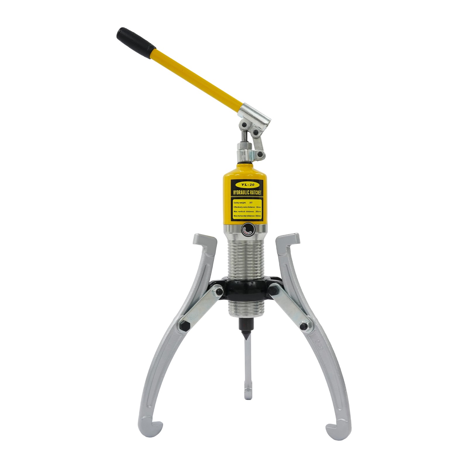 Hydraulic Bearing Puller, 20T Hydraulic Puller Kit 19.69*20.08in (L*H)