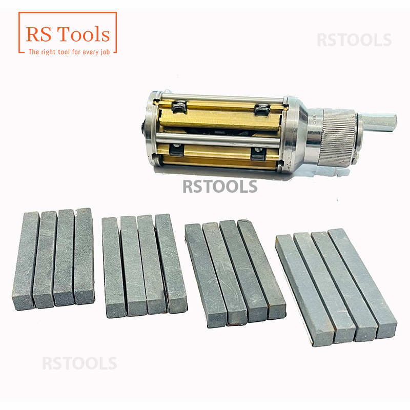 Cylinder Engine Hone Kit 2-1/2″ To 5-1/2″ Honing Machine + 4 Grit Stones RSTOOLS