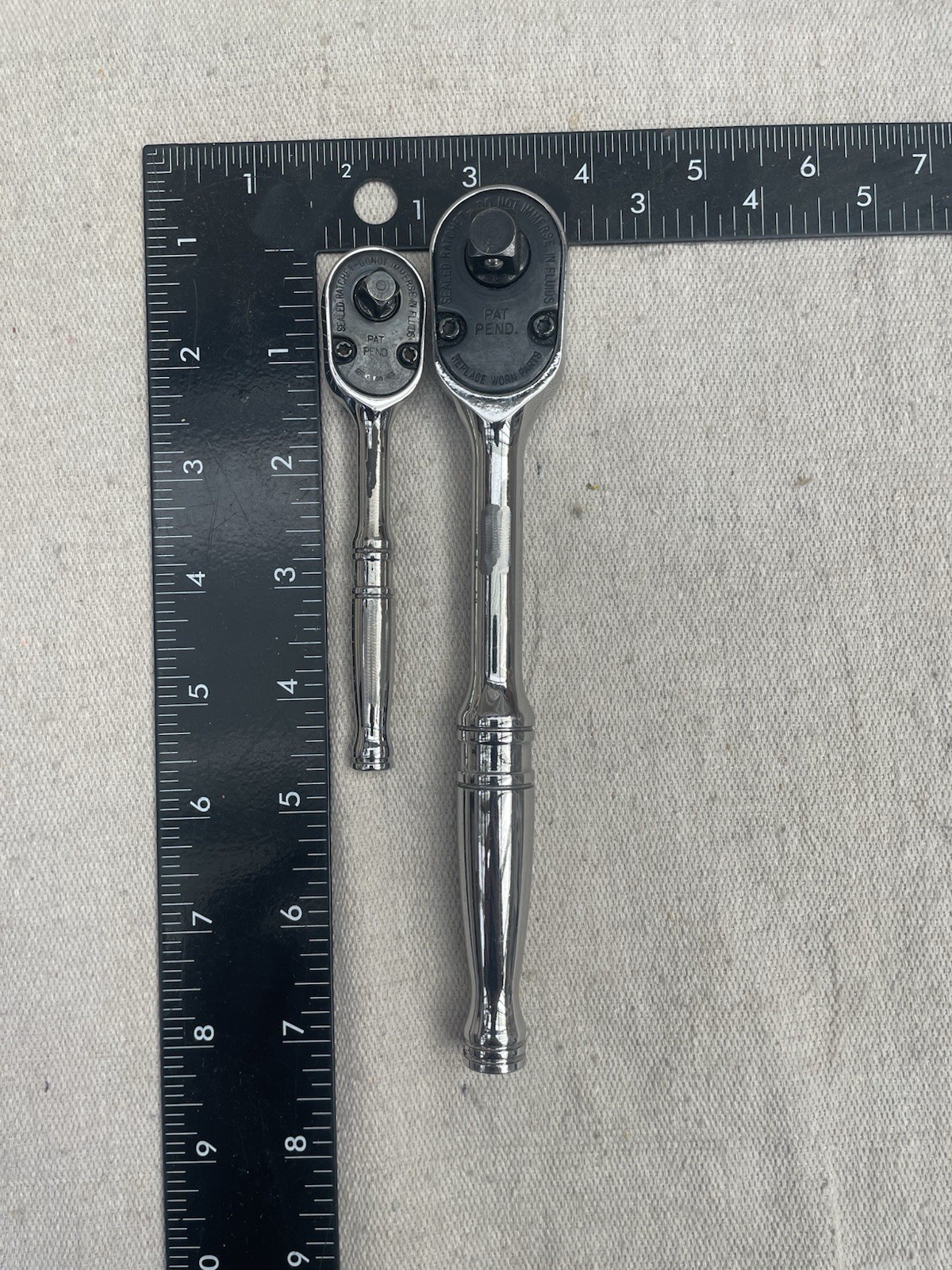 Snap On 3/8 – 1/4 Drive Ratchet Set 2 Piece F80 – T72 Made In USA