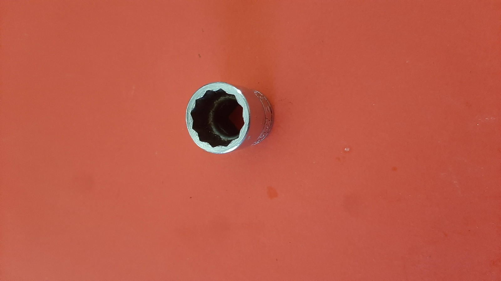 1962 Snap-on Tools 3/8″ Drive 14M/M 12PT Point Shallow Socket USA F 14M 14MM