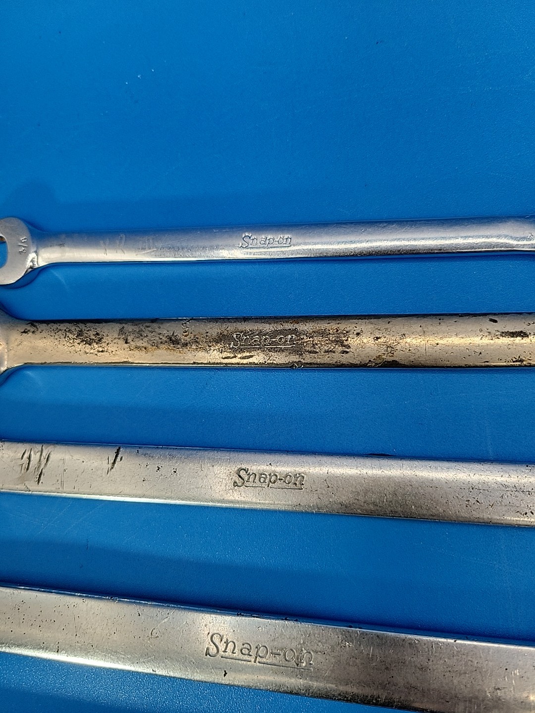 Snap-on Tools Combination Wrench Set 3/8″ to 15/16″ OEX Ser 12 Pt 5 Pcs S-12-1