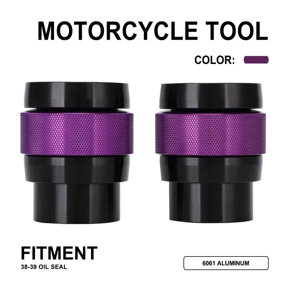 38MM-39MM Fork Oil Seal Driver Tool for Motorcycle Dirt Bike Purple