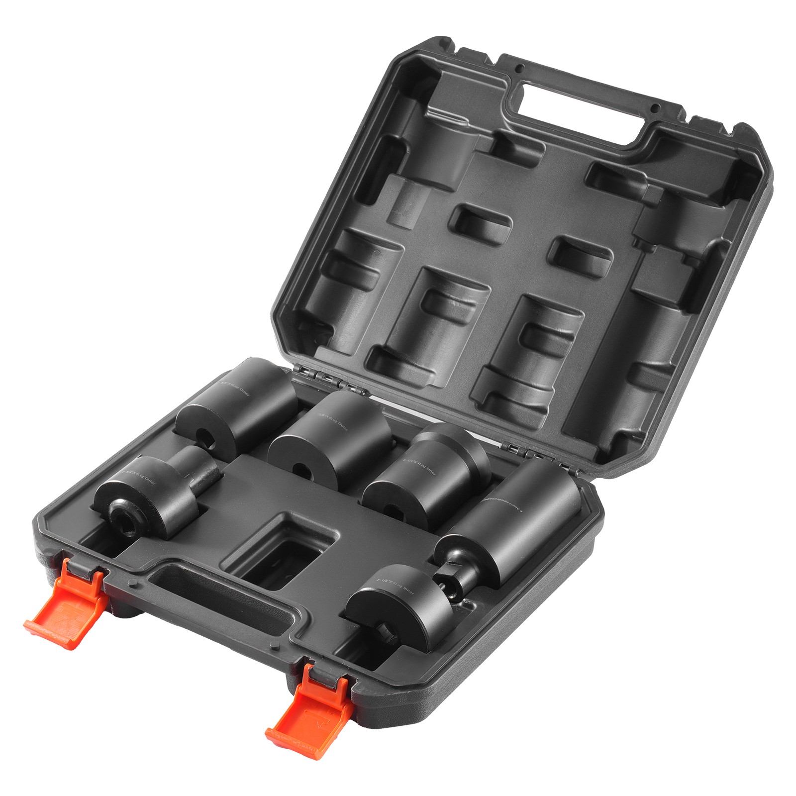 Uimoso 6-Piece Axle Hub Nut Socket Set with 1/2 Inch Drive Spindle Tool Kit