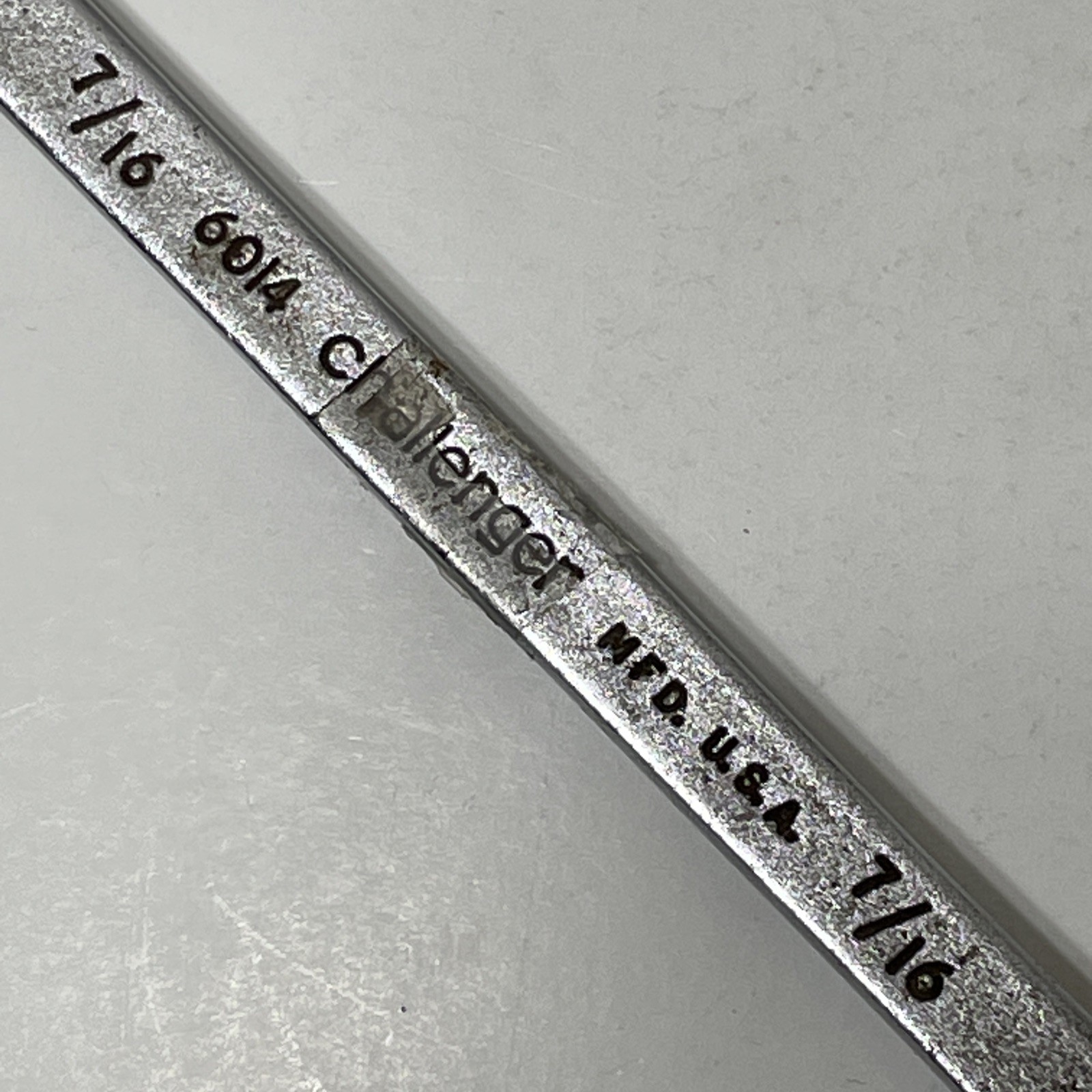 Proto Challenger 6014 7/16″ Wrench SAE USA Chrome Satin Combination VTG 12pt
