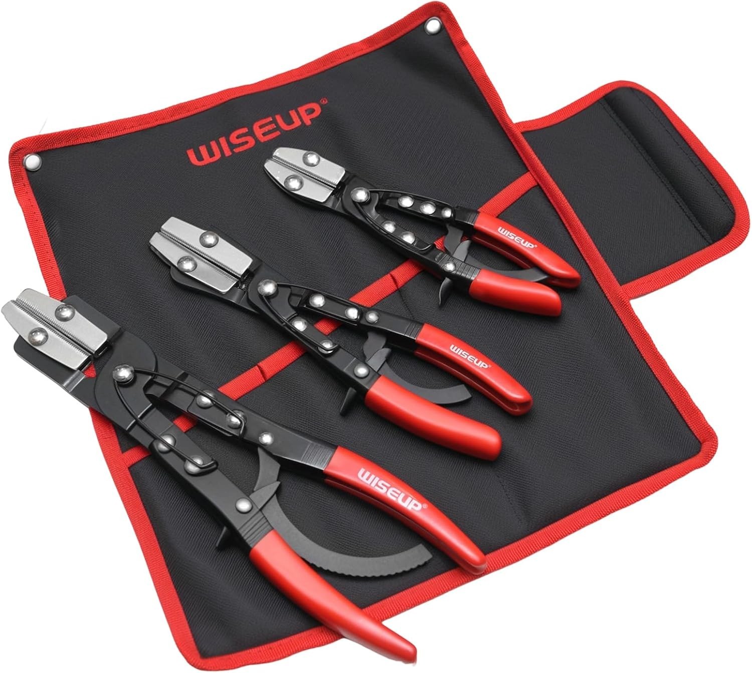 3PCS Hose Pinch Off Pliers- 8in, 10in, 12in Ratchet Hose Pliers for Automotiv…