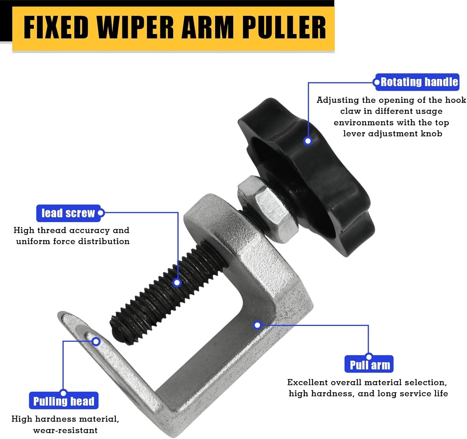 Battery Terminal & Windshield Wiper Arm Removal Tool – Durable Carbon Steel