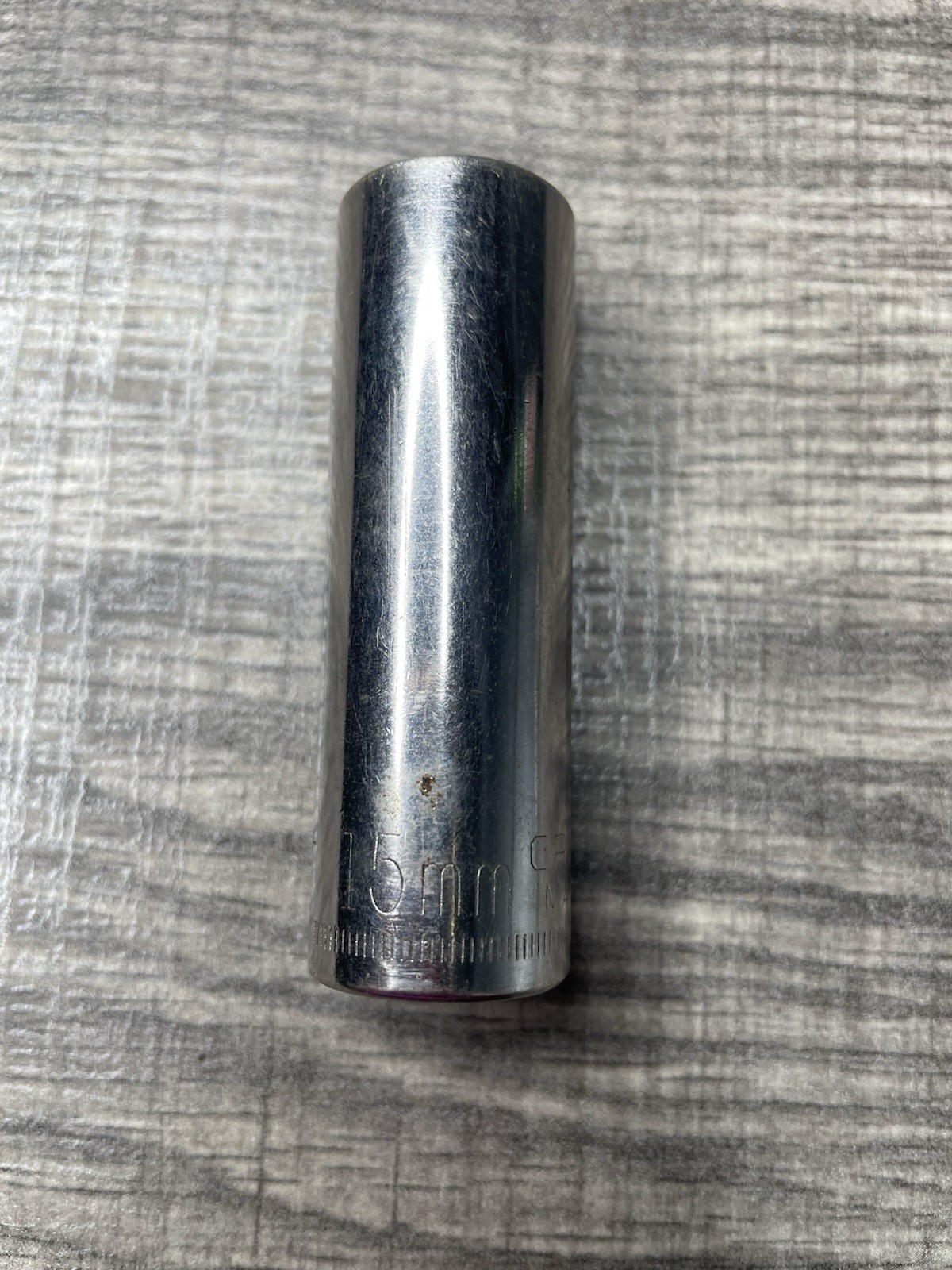 Craftsman 15mm Socket Deep Metric 3/8″ Drive 6 Point G Series 44432 USA