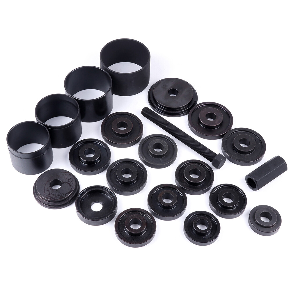 23PC Wheel Drive Bearing Press Tool Removal Adapter Puller Pulley Kit FWD Front