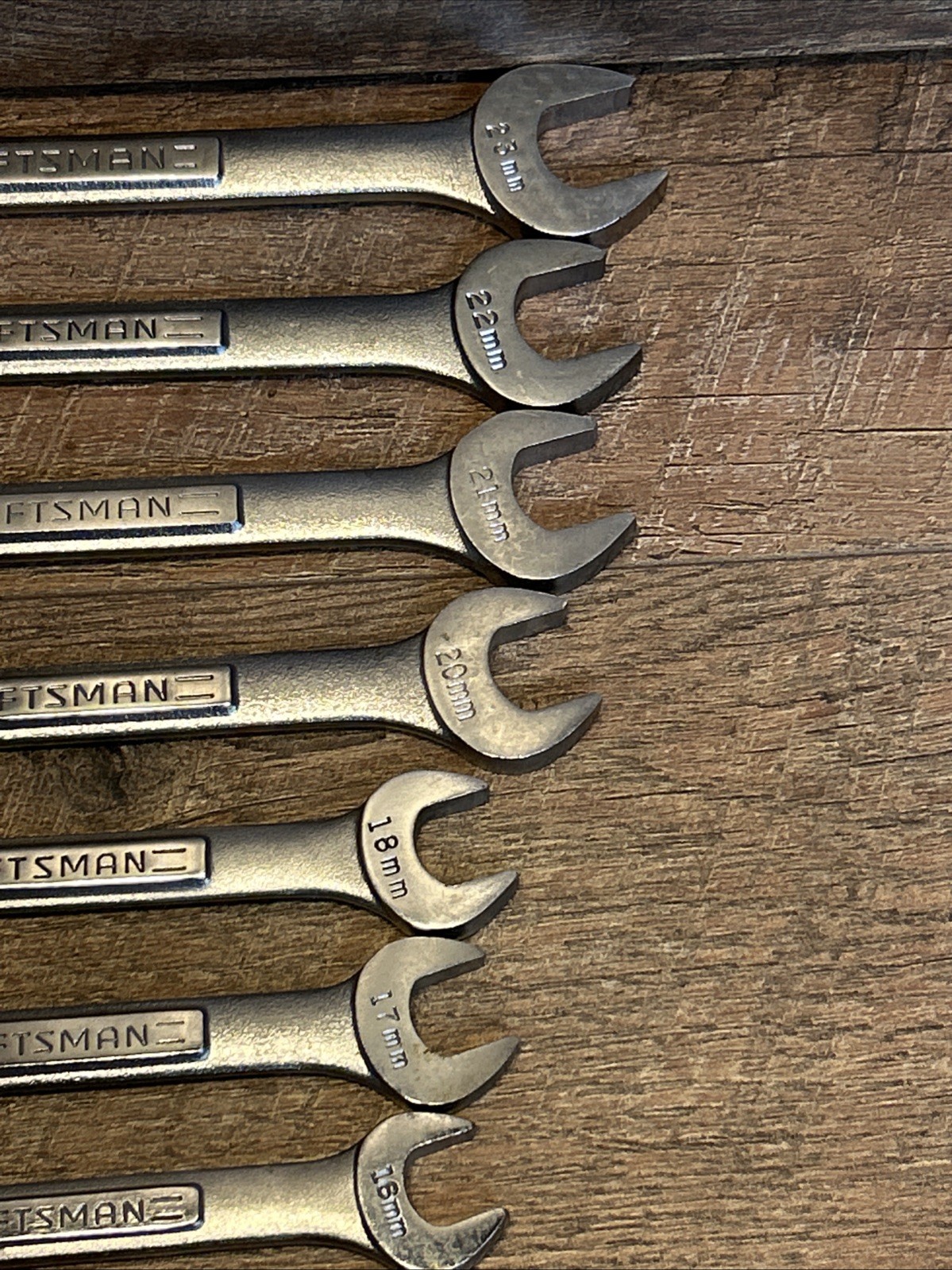 Craftsman USA VA/VV 14-pc Metric 12 Point Combination Wrench Set 7-23 mm-No 19mm