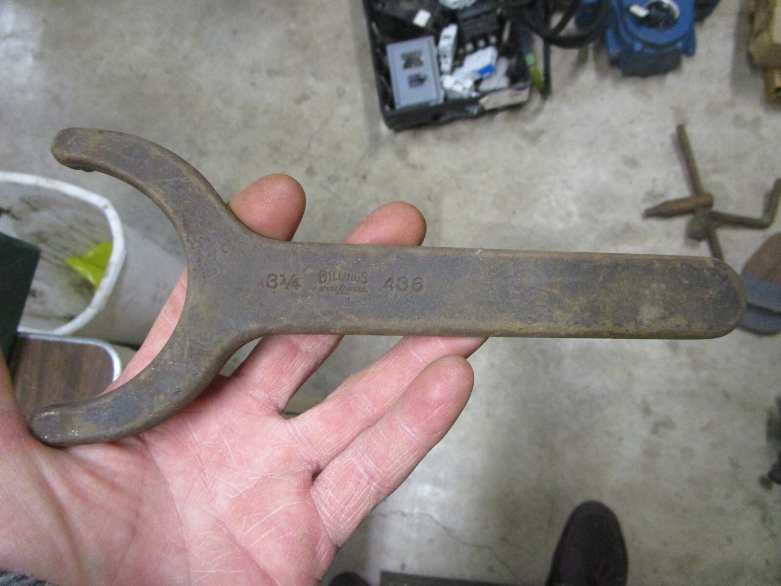 NOS Billings 436 Pin Type Face Spanner Spindle Gland Nut Wrench 3-1/4″