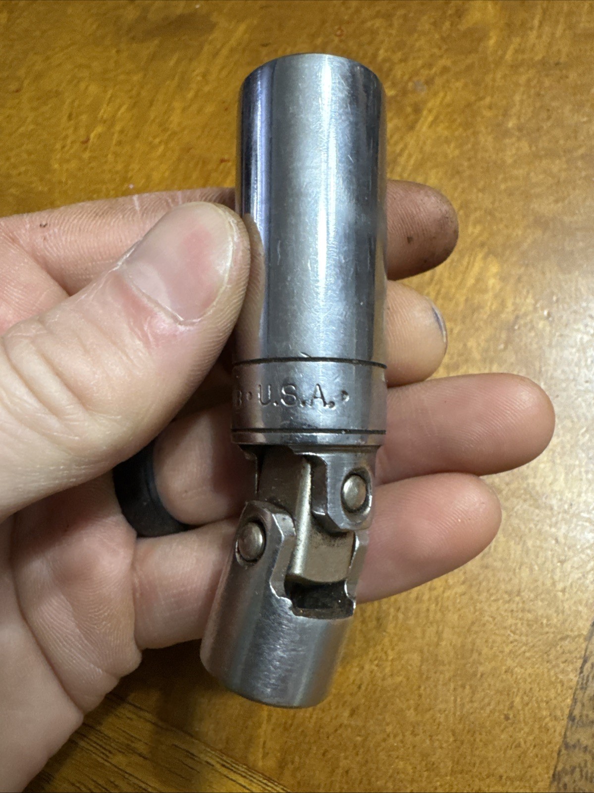 S-K Professional Tools 4480 5/8″ Swivel Spark Plug Socket 3/8″ Drive USA #146
